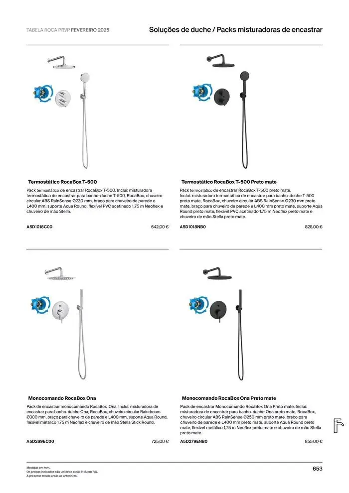 Folheto Soluções de Banho  de 6 de janeiro até 31 de dezembro 2025 - Pagina 655
