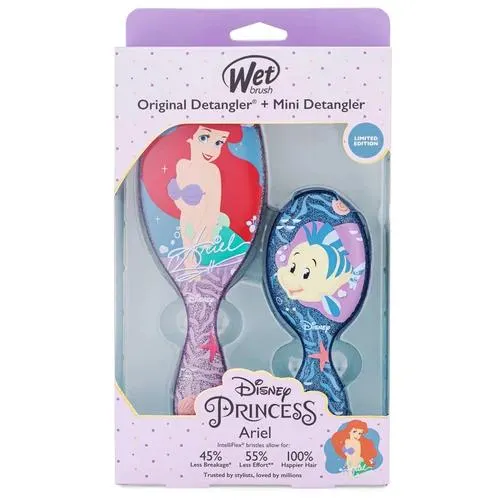 Wet Brush Kit Disney Escovas De Cabelo Princesa Ariel