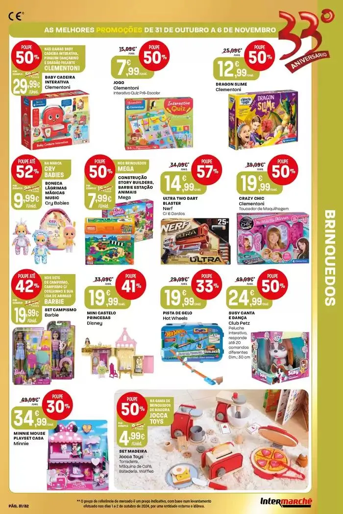 Folheto 33º ANIVERSÁRIO de 31 de outubro até 6 de novembro 2024 - Pagina 31