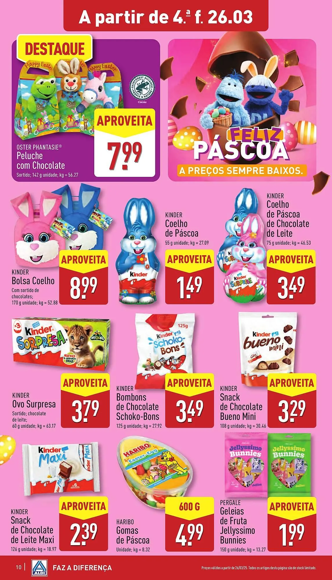 Folheto Folheto ALDI de 26 de março até 1 de abril 2025 - Pagina 10