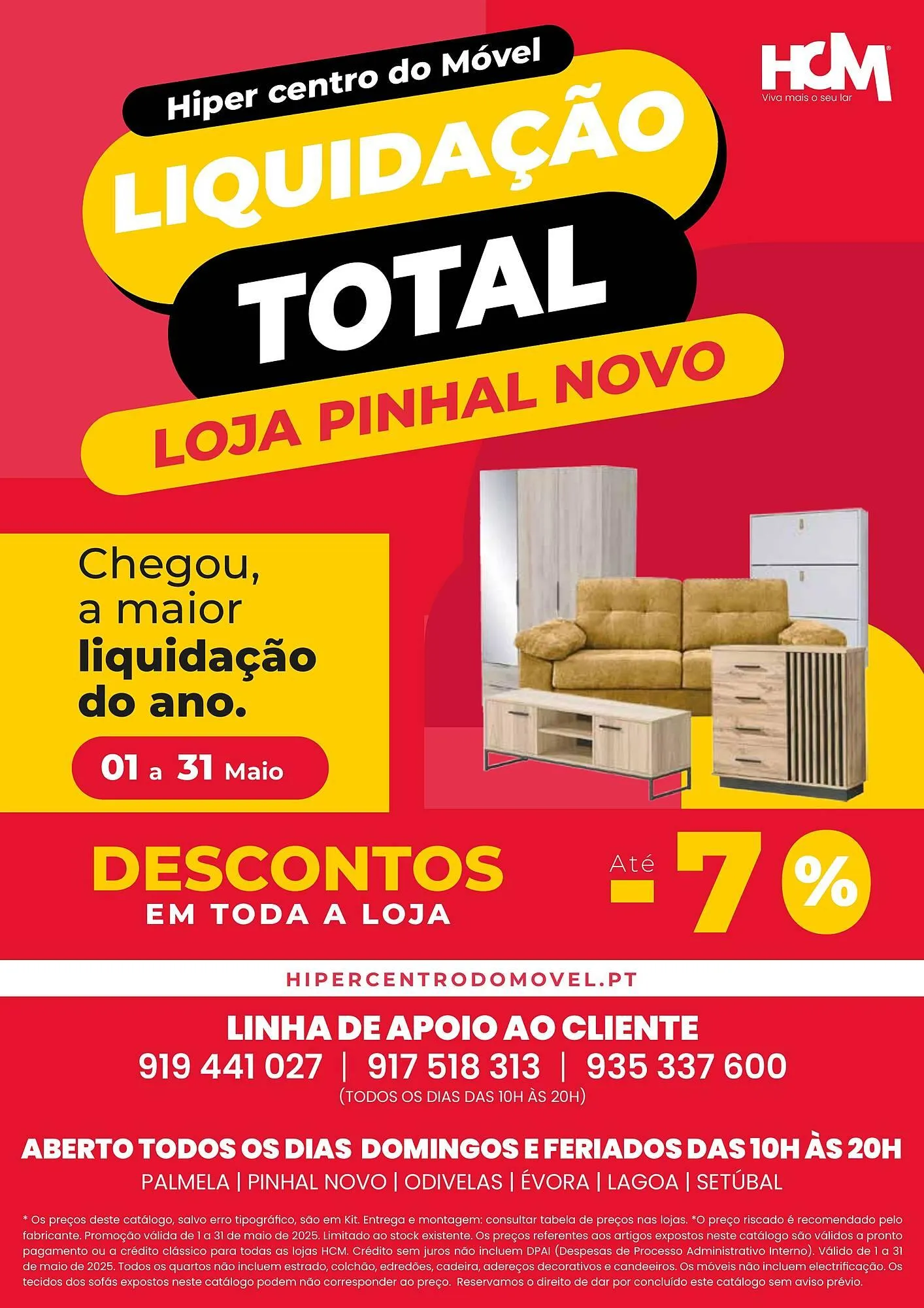 Folheto Folheto Hiper Centro do Móvel de 1 de maio até 31 de maio 2025 - Pagina 73