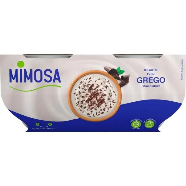 Iogurte Grego Stracciatella Pack 4 unidades