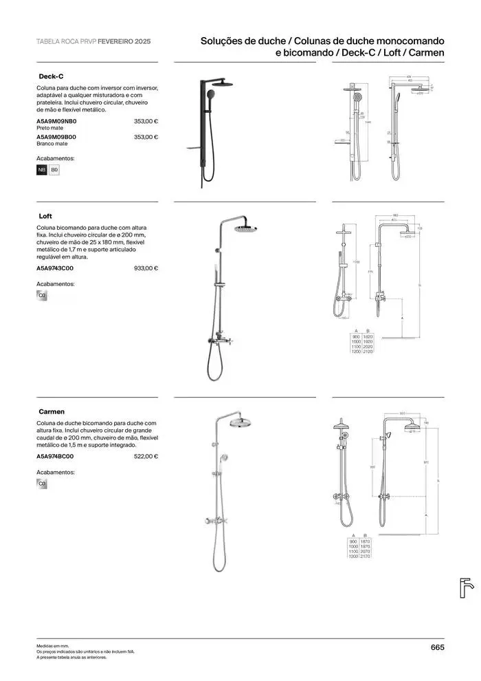 Folheto Soluções de Banho  de 6 de janeiro até 31 de dezembro 2025 - Pagina 667