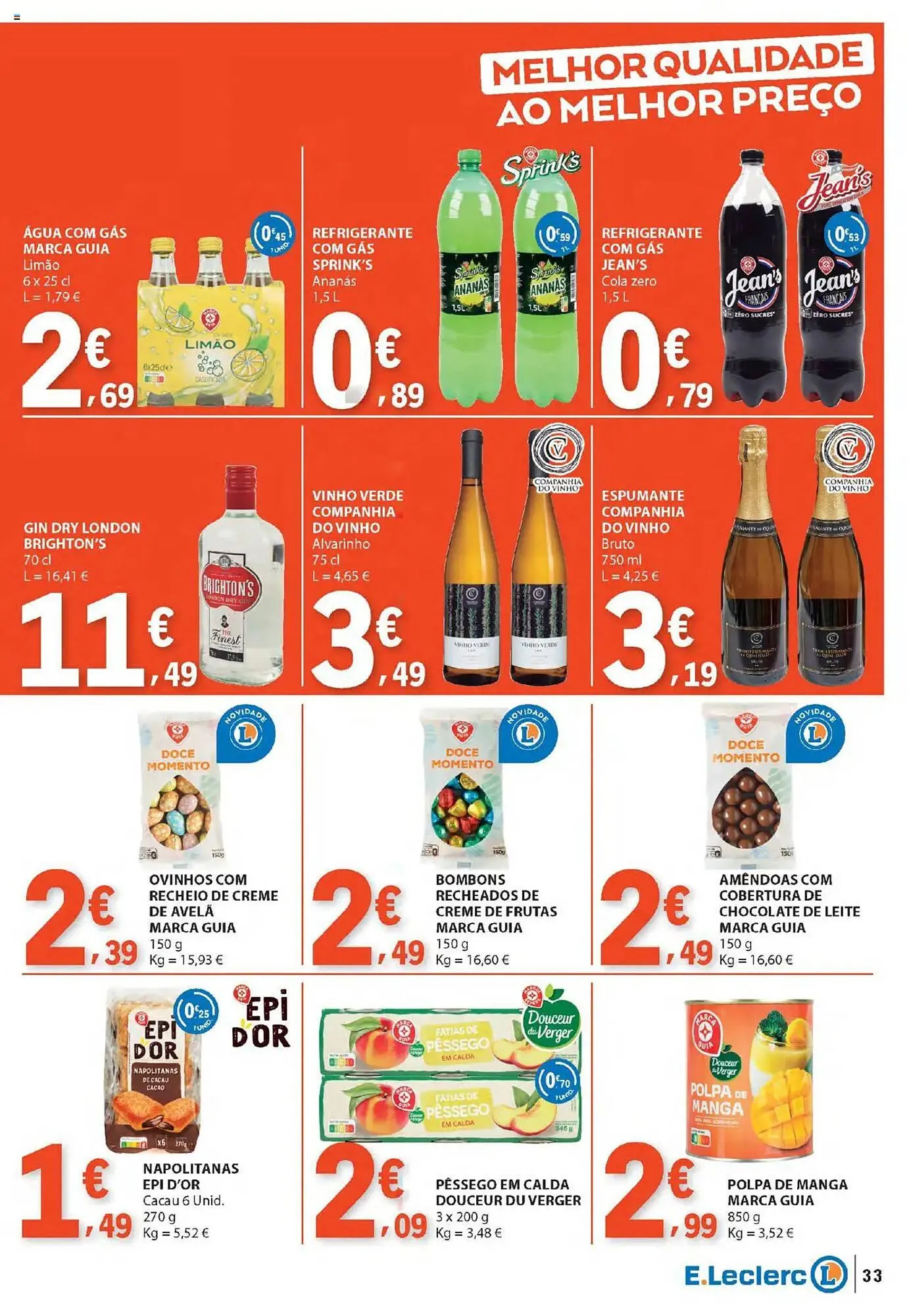 Folheto Folheto E.Leclerc de 10 de abril até 21 de abril 2025 - Pagina 33