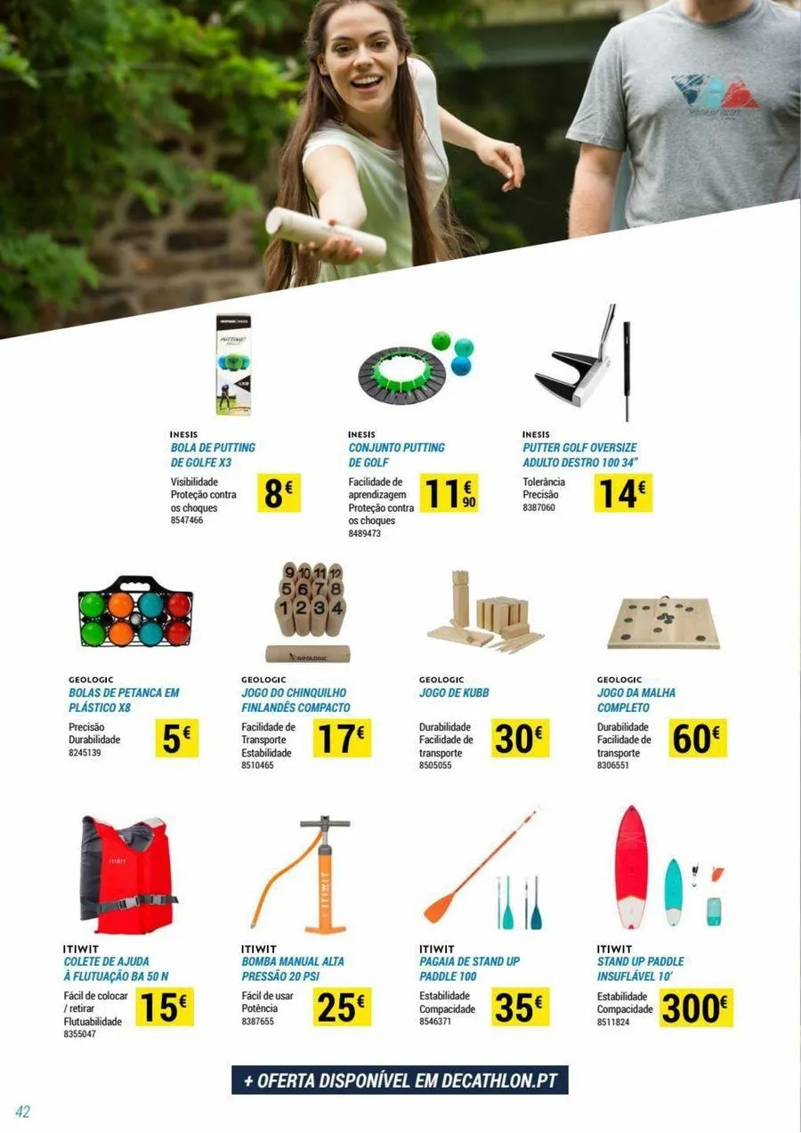Folheto Folheto de Decathlon até 31.12.2023 de 26 de outubro até 31 de dezembro 2023 - Pagina 42