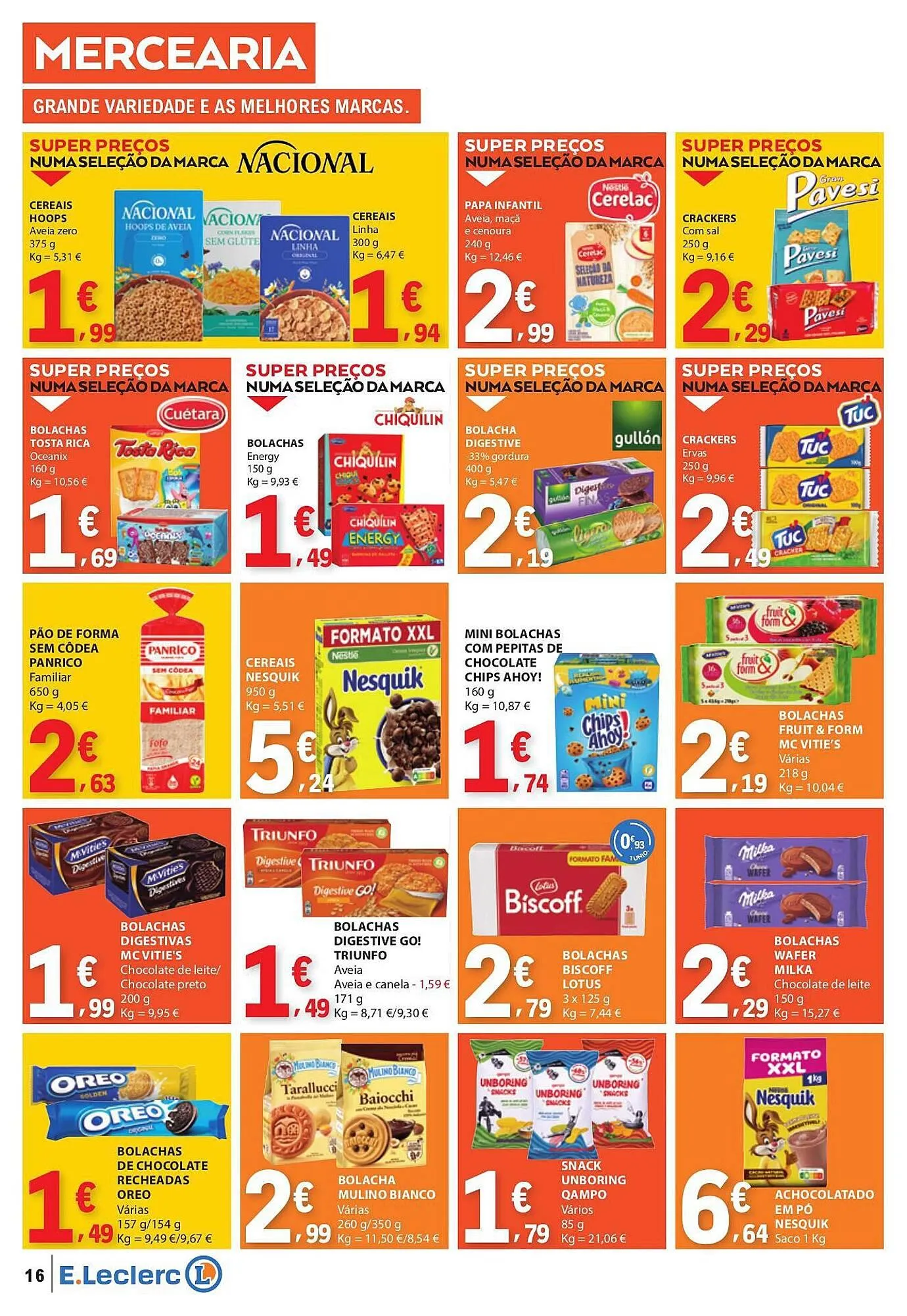 Folheto Folheto E.Leclerc de 15 de janeiro até 21 de janeiro 2026 - Pagina 16