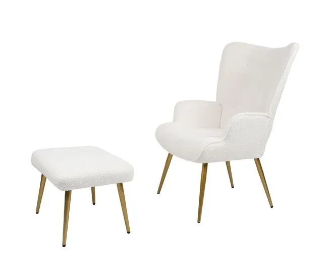 Sala de estar chaise longue com cadeira de baloiço, ursinho, cadeirão, pufe, capacidade de carga até 150 kg