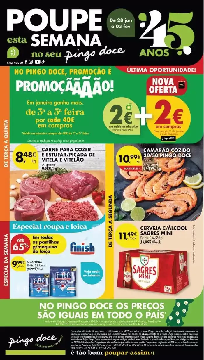 Promoções especiais em vigor - 1
