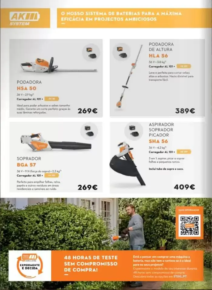 Folheto Stihl Folheto Outono 2024 de 3 de outubro até 17 de janeiro 2025 - Pagina 6