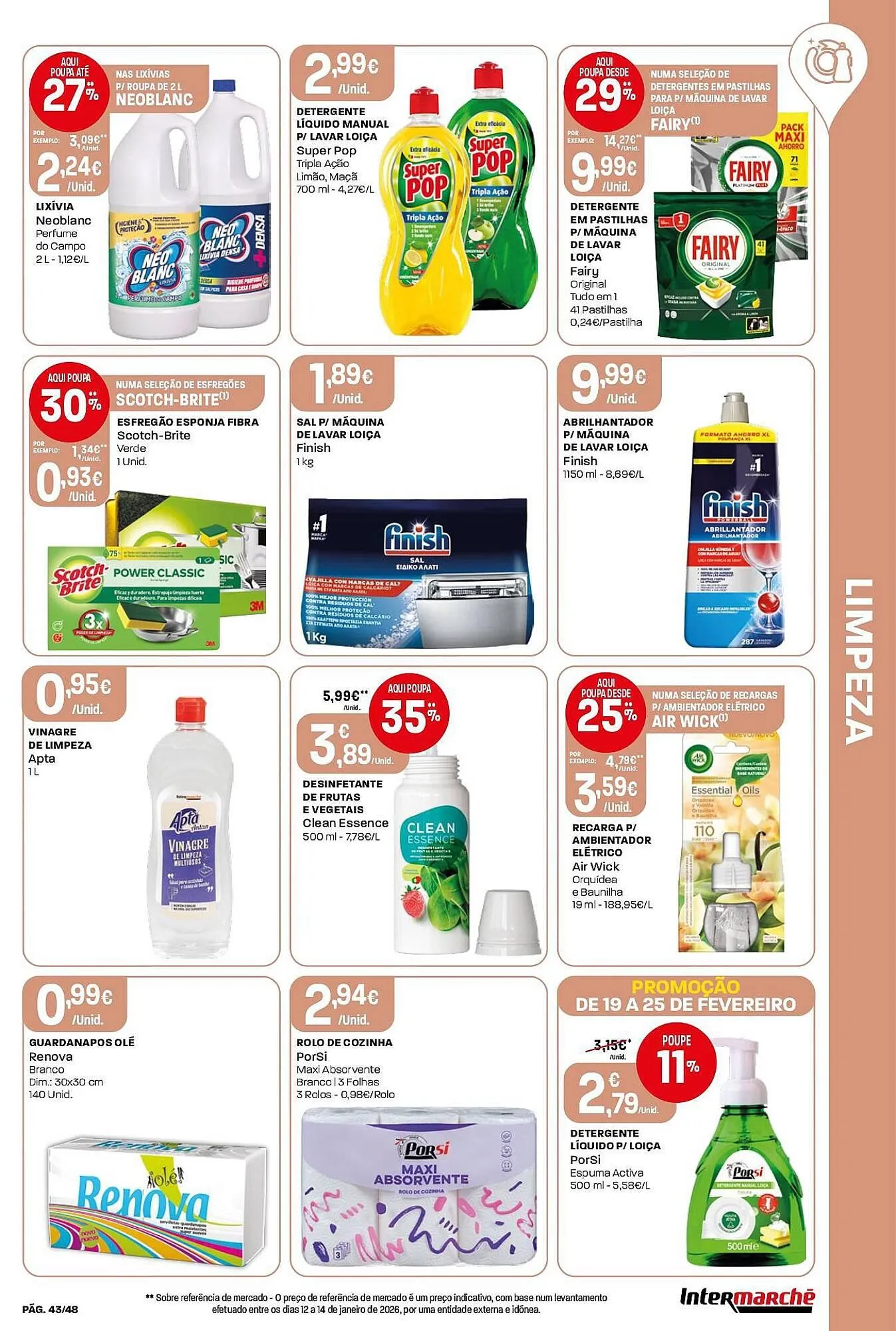 Folheto Folheto Intermarché de 19 de fevereiro até 25 de fevereiro 2026 - Pagina 43