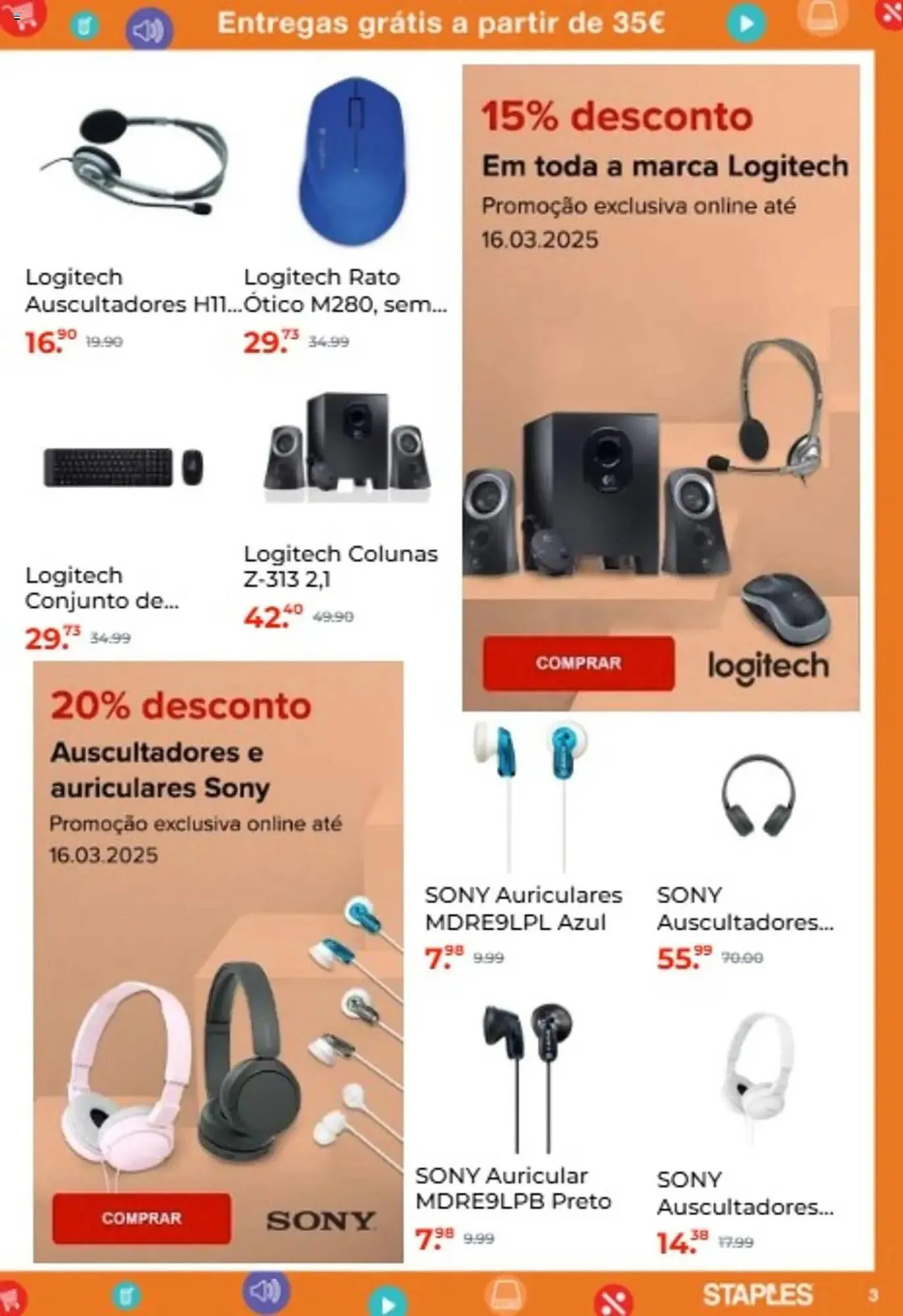 Folheto Folheto Staples de 26 de fevereiro até 16 de março 2025 - Pagina 3