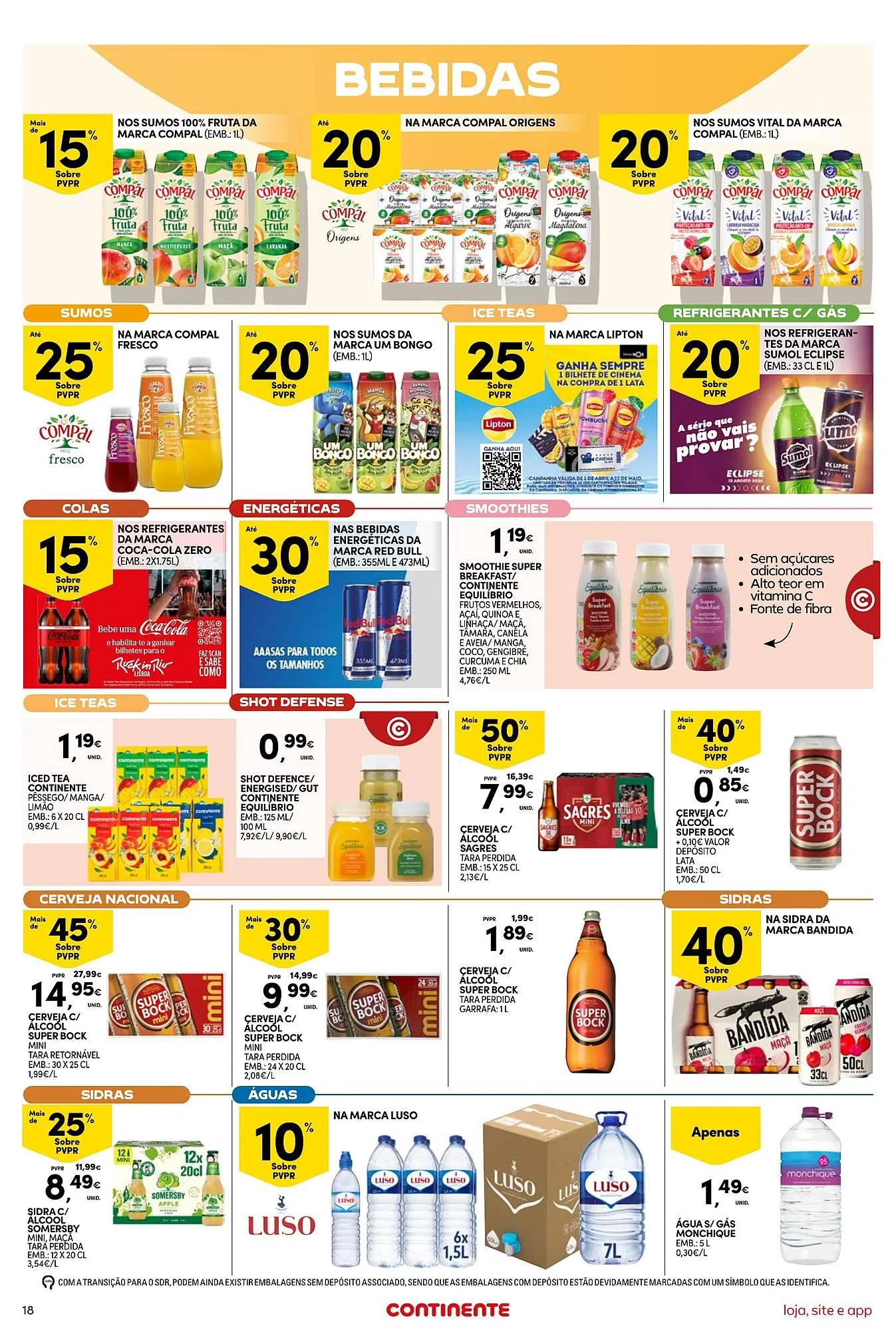 Folheto Folheto Continente Bom dia de 5 de maio até 11 de maio 2026 - Pagina 18