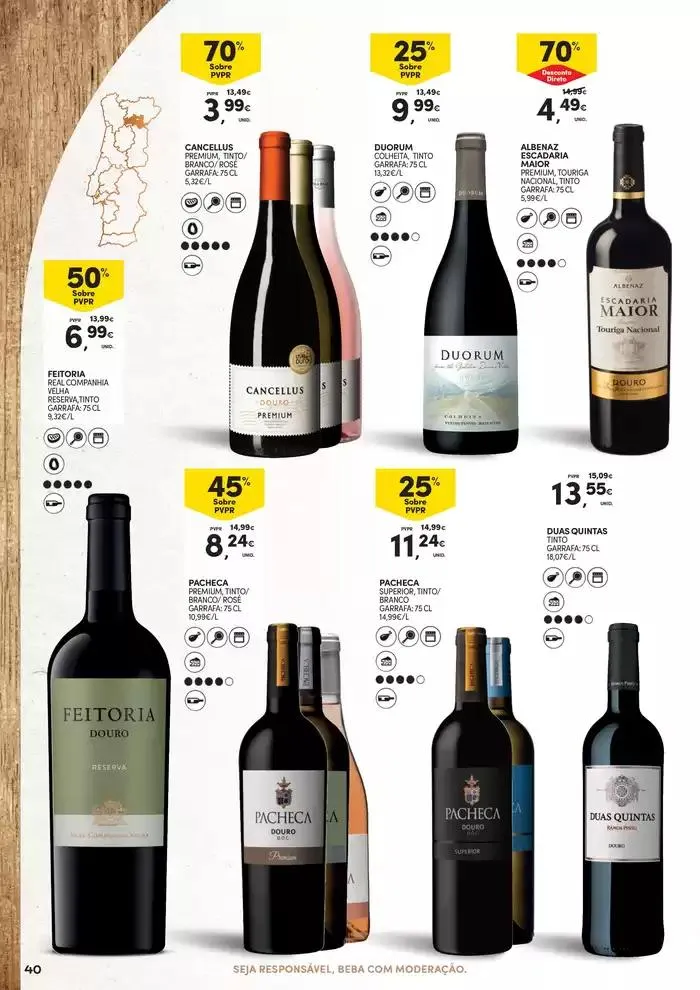 Folheto Queijos, Enchidos e Vinhos de 21 de janeiro até 9 de fevereiro 2025 - Pagina 40