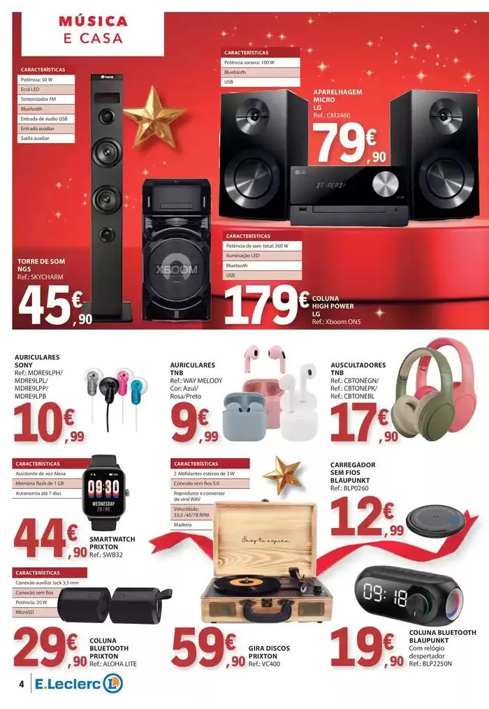 Folheto Presentes de Natal Casa e Tecnologia de 26 de novembro até 24 de dezembro 2024 - Pagina 4
