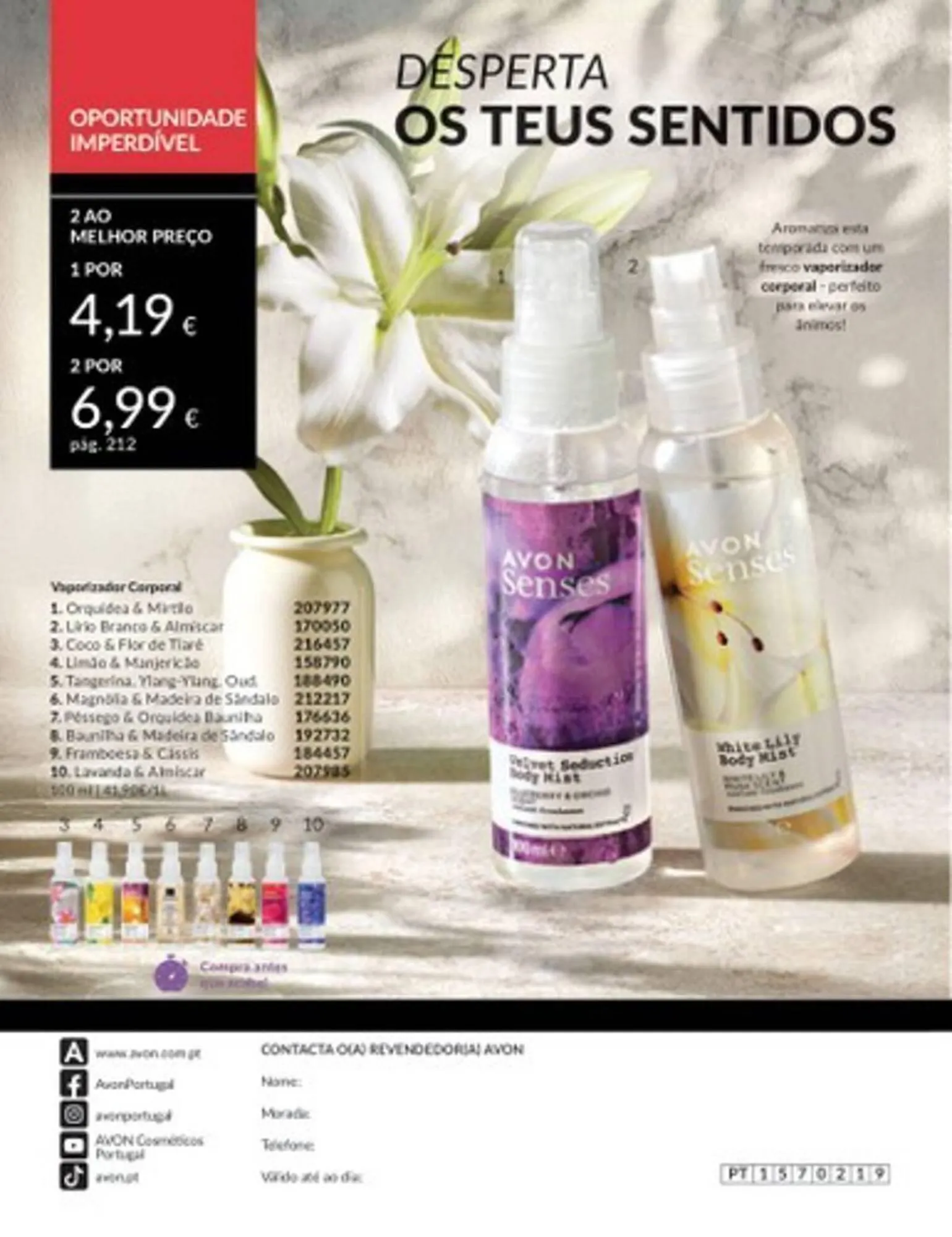 Folheto Folheto Avon de 3 de março até 31 de março 2025 - Pagina 212