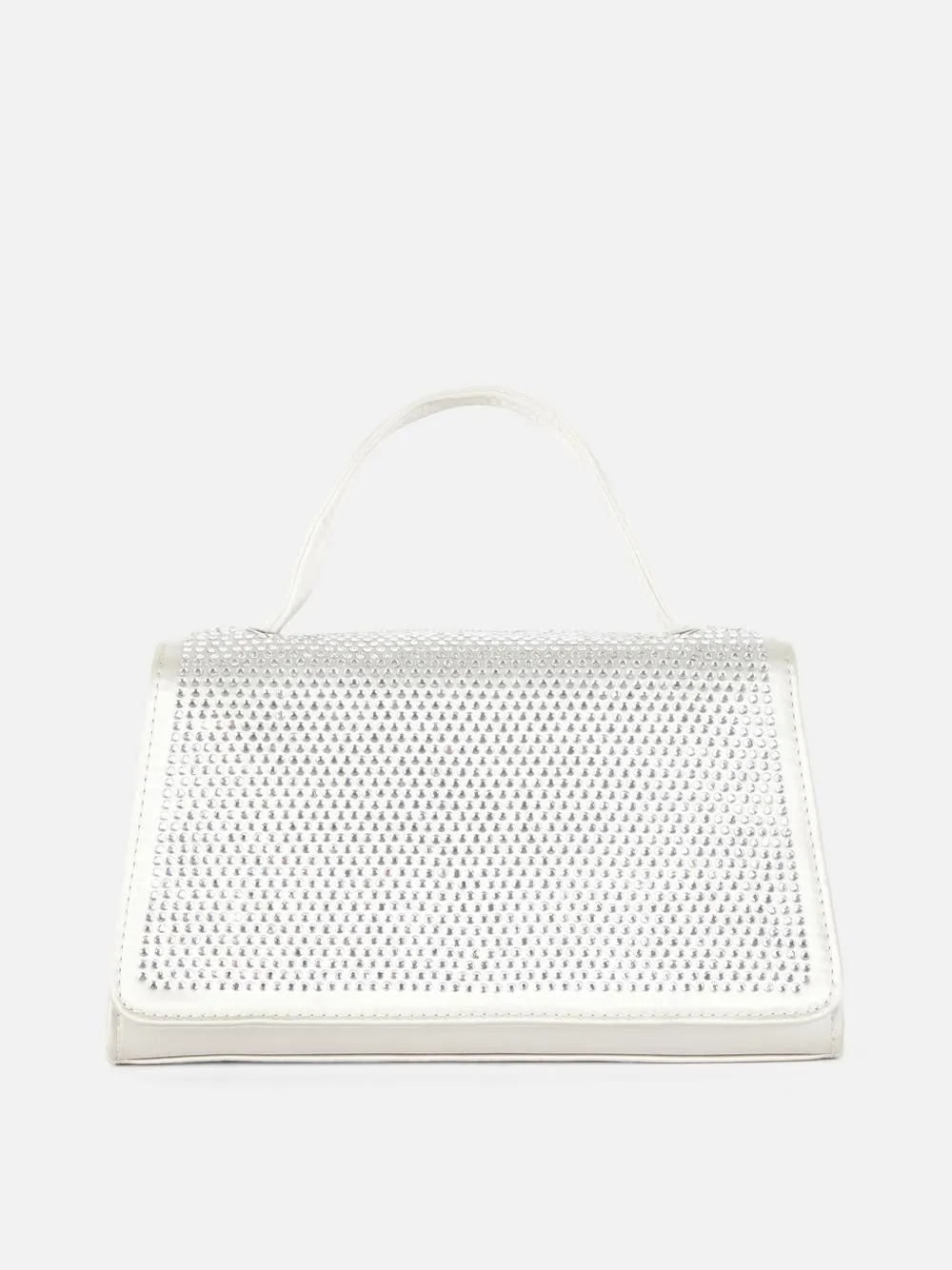 Mala pega superior decorada brilhantes