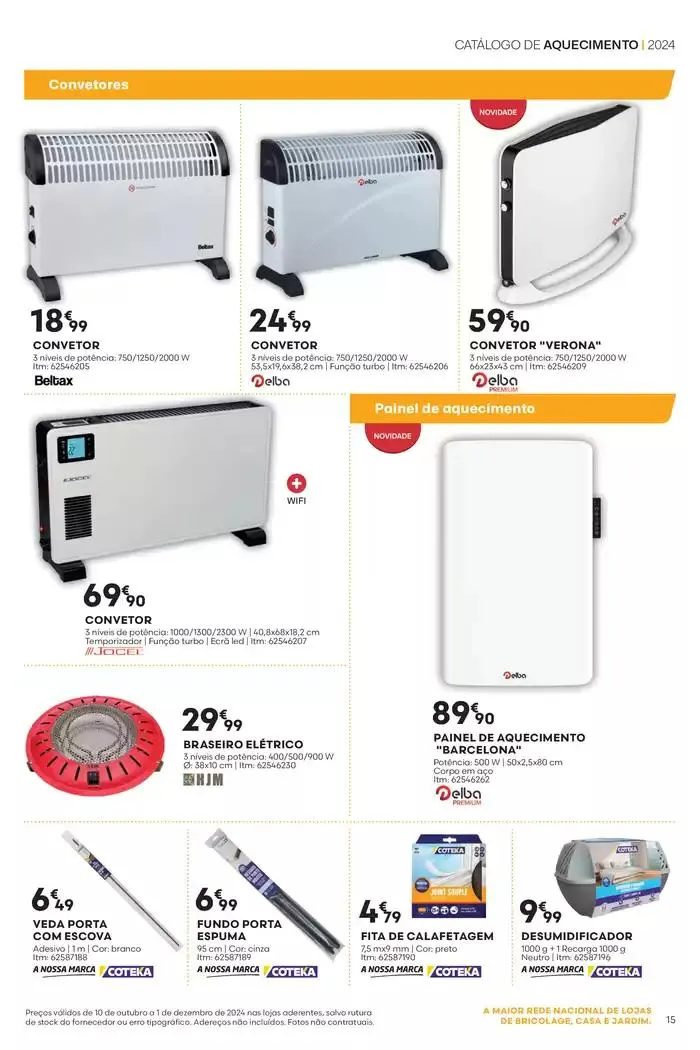 Folheto F#14 Catálogo de Aquecimento 24p Nacional de 10 de outubro até 1 de dezembro 2024 - Pagina 15