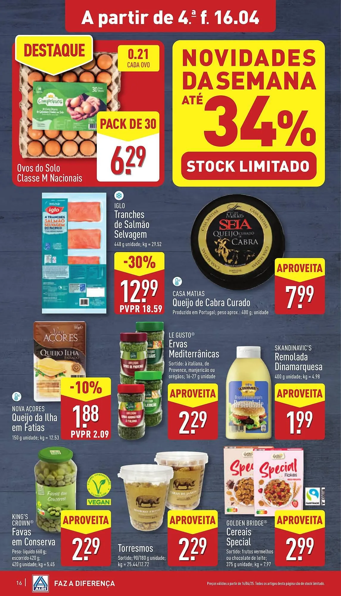 Folheto Folheto ALDI de 16 de abril até 22 de abril 2025 - Pagina 16