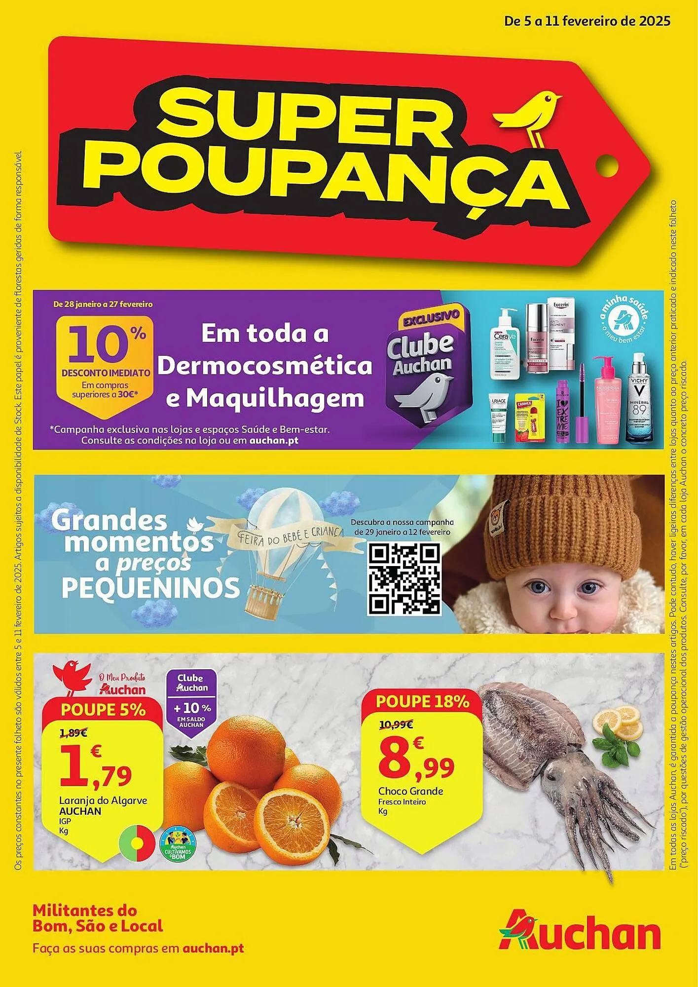 Folheto Folheto Auchan de 5 de fevereiro até 11 de fevereiro 2025 - Pagina 1