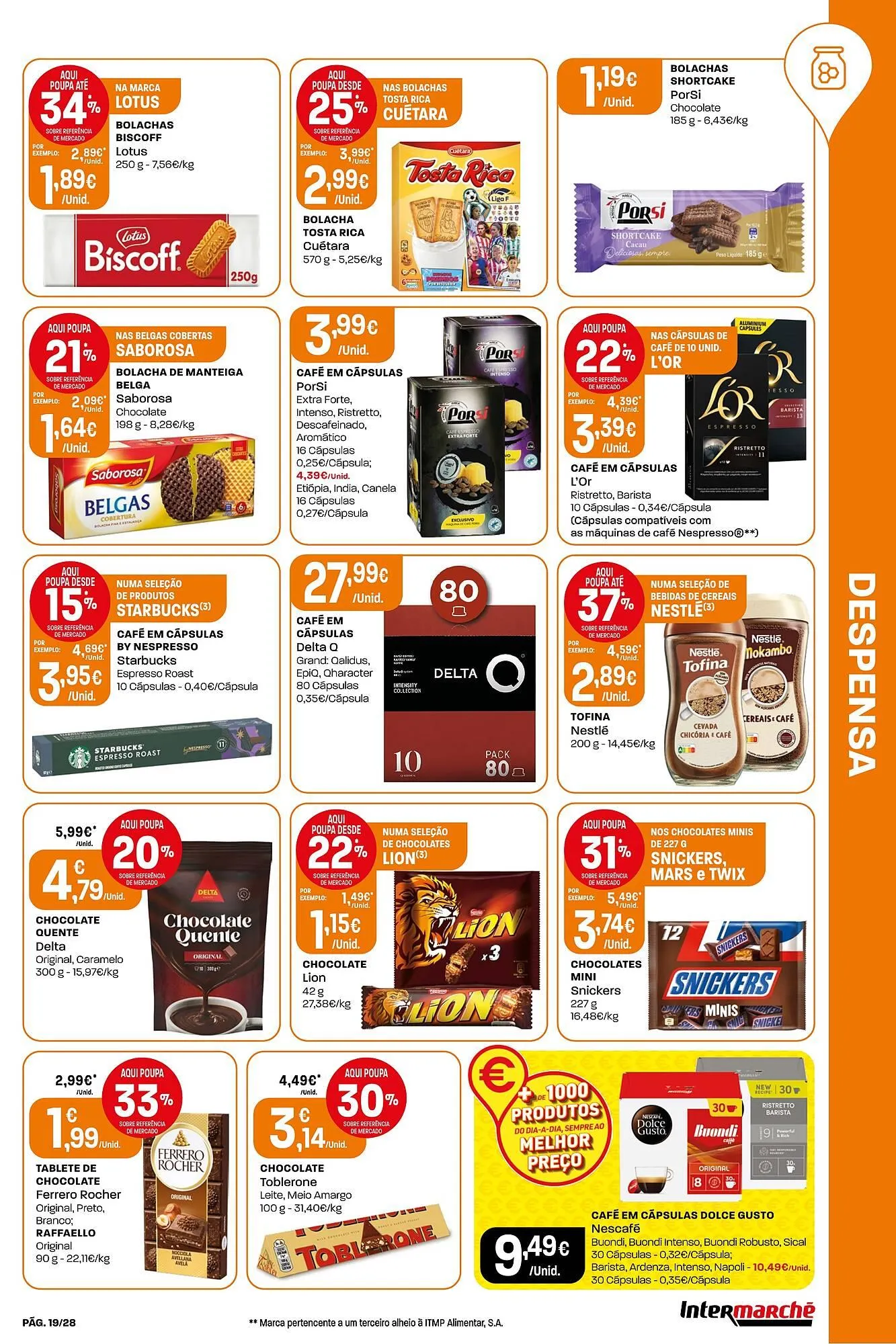 Folheto Folheto Intermarché de 8 de maio até 14 de maio 2025 - Pagina 19