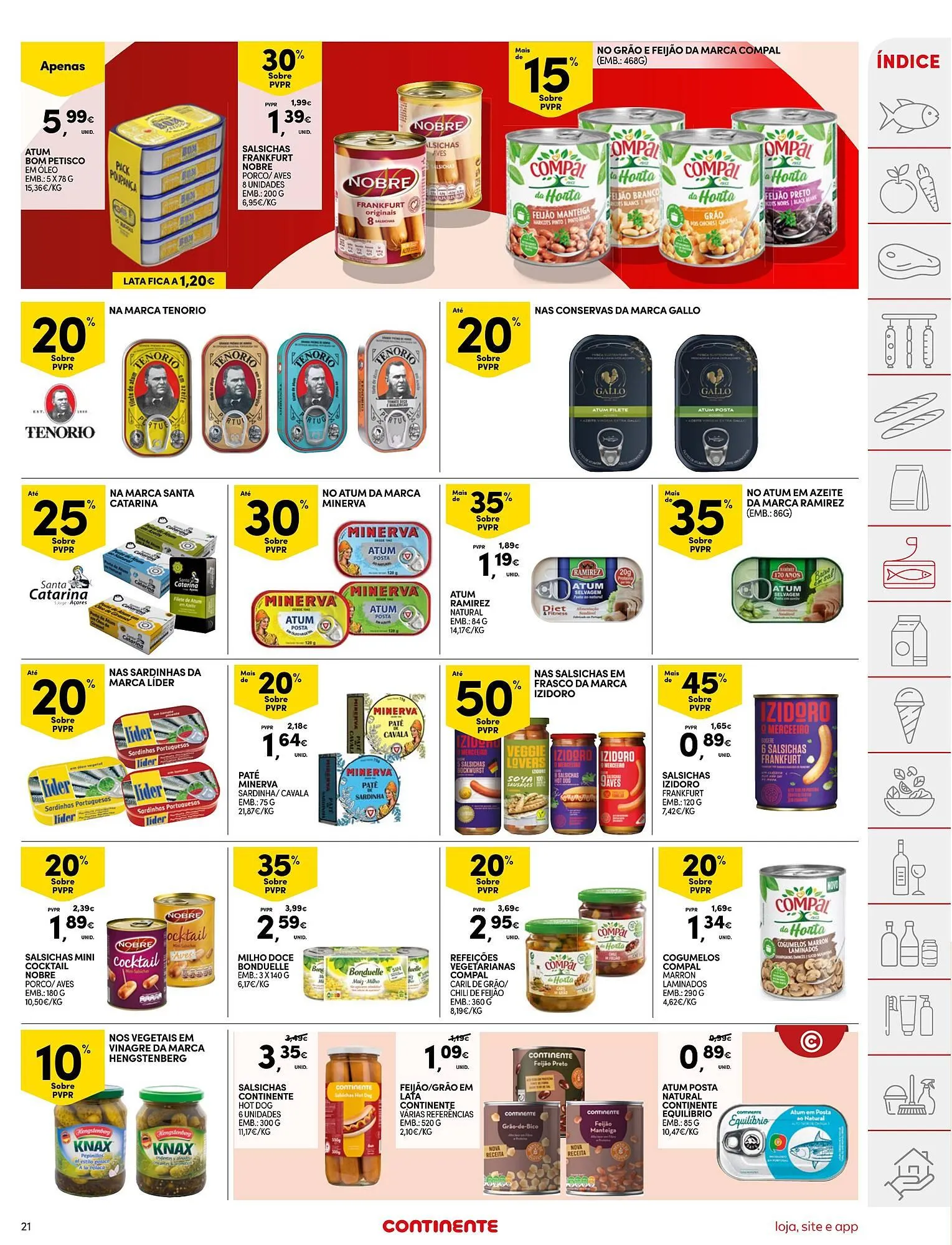 Folheto Folheto Continente de 7 de abril até 13 de abril 2026 - Pagina 21