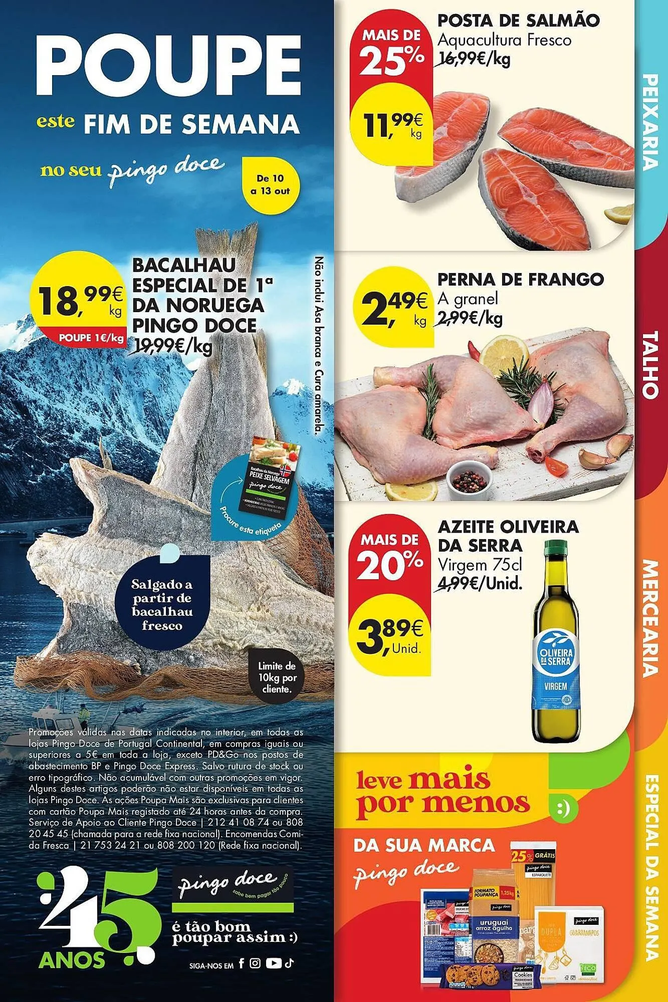 Folheto Folheto Pingo Doce de 10 de outubro até 23 de outubro 2025 - Pagina 1