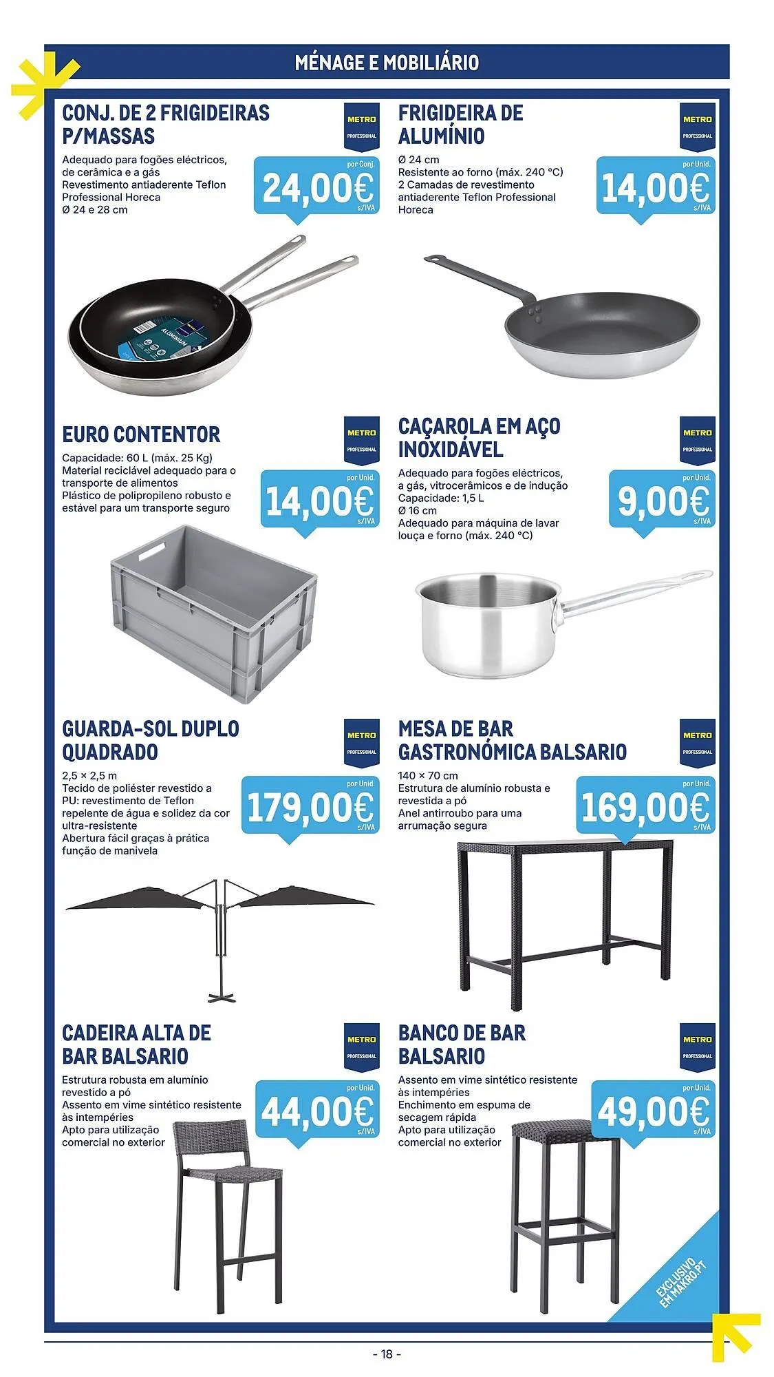 Folheto Catálogo Makro de 21 de abril até 27 de abril 2026 - Pagina 18
