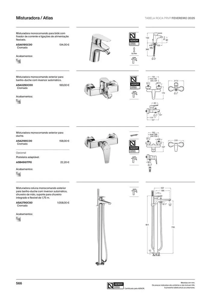 Folheto Soluções de Banho  de 6 de janeiro até 31 de dezembro 2025 - Pagina 568