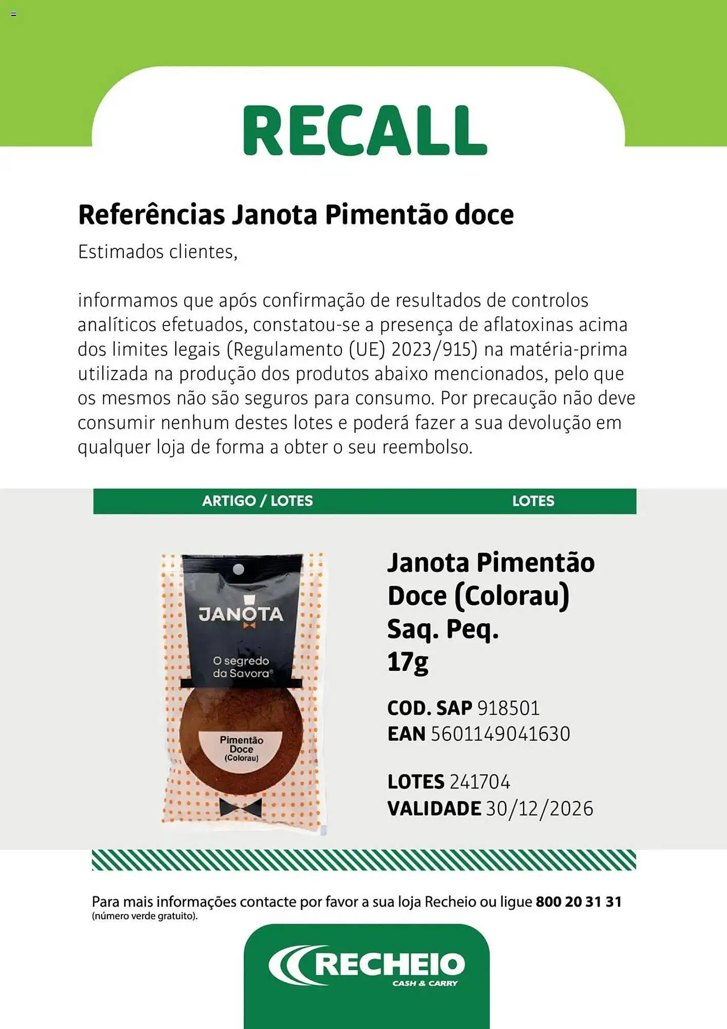 Folheto Folheto Recheio de 24 de abril até 30 de dezembro 2026 - Pagina 2