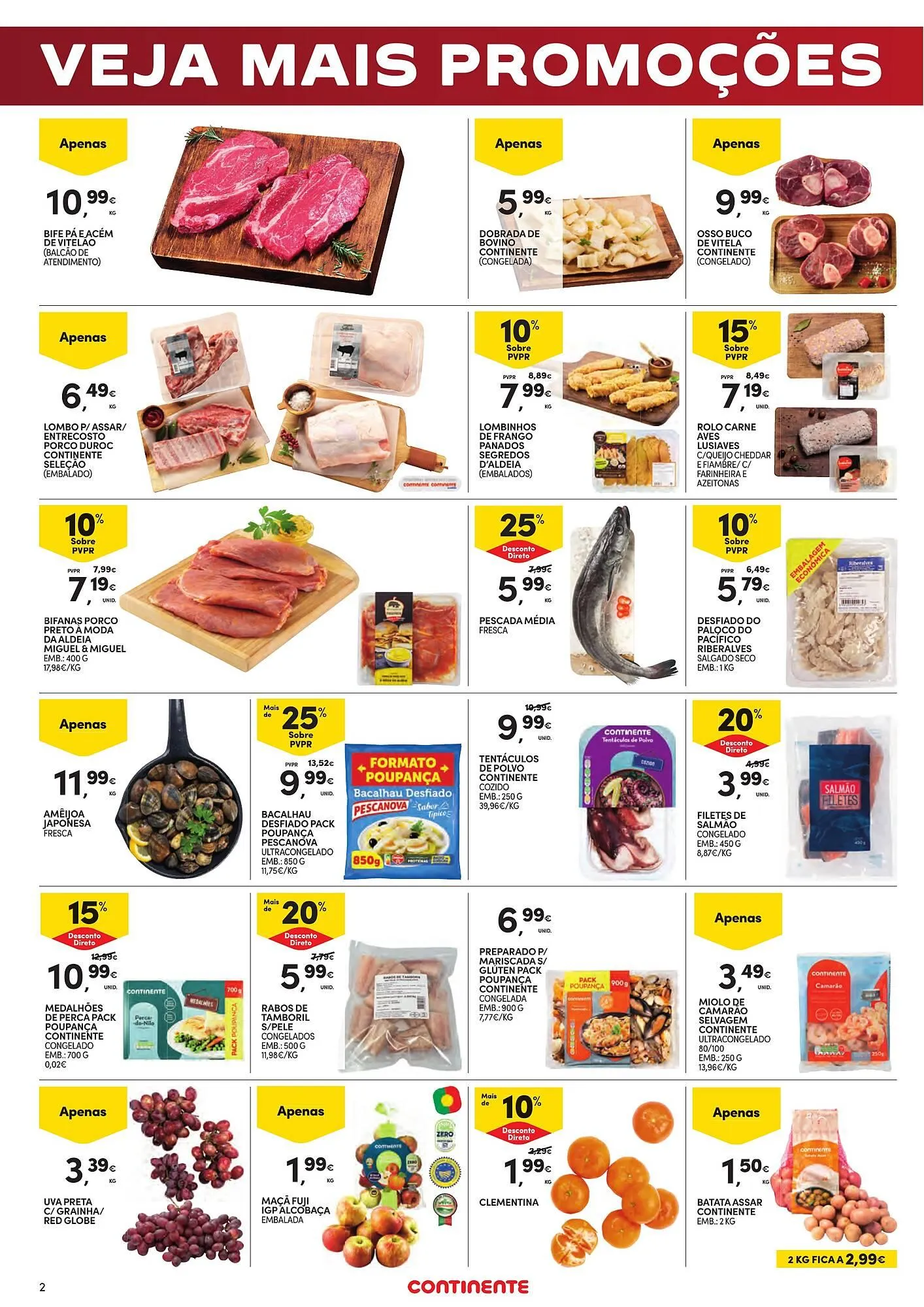 Folheto Folheto Continente de 7 de fevereiro até 10 de fevereiro 2025 - Pagina 2