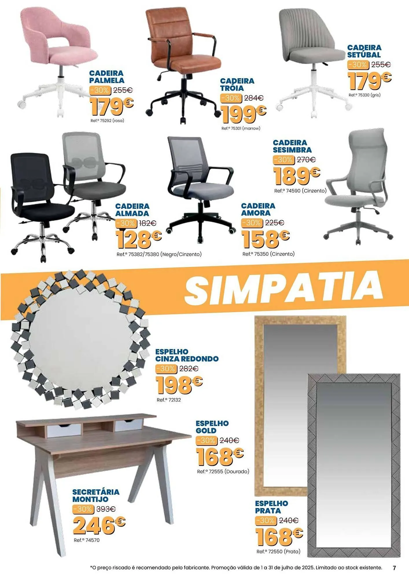 Folheto Folheto Hiper Centro do Móvel de 1 de julho até 31 de julho 2025 - Pagina 7