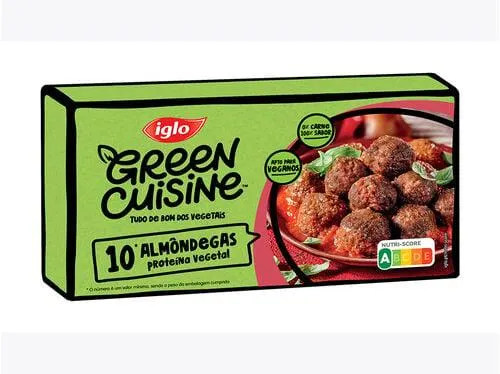 almôndegas iglo green cuisine proteina vegetal 10un 240g