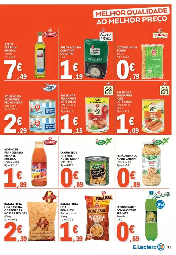 Folheto Pechinchas exclusivas de 9 de janeiro até 15 de janeiro 2025 - Pagina 33