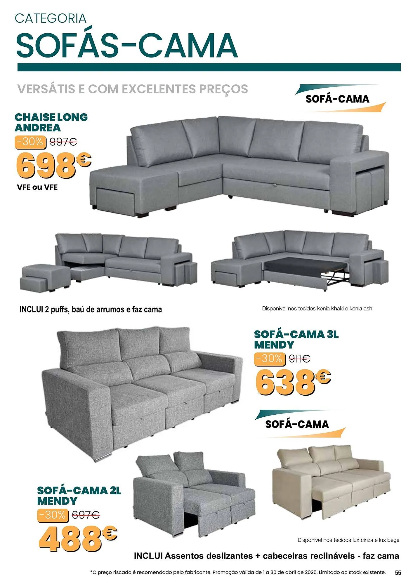 Folheto Folheto Hiper Centro do Móvel de 1 de abril até 30 de abril 2025 - Pagina 55