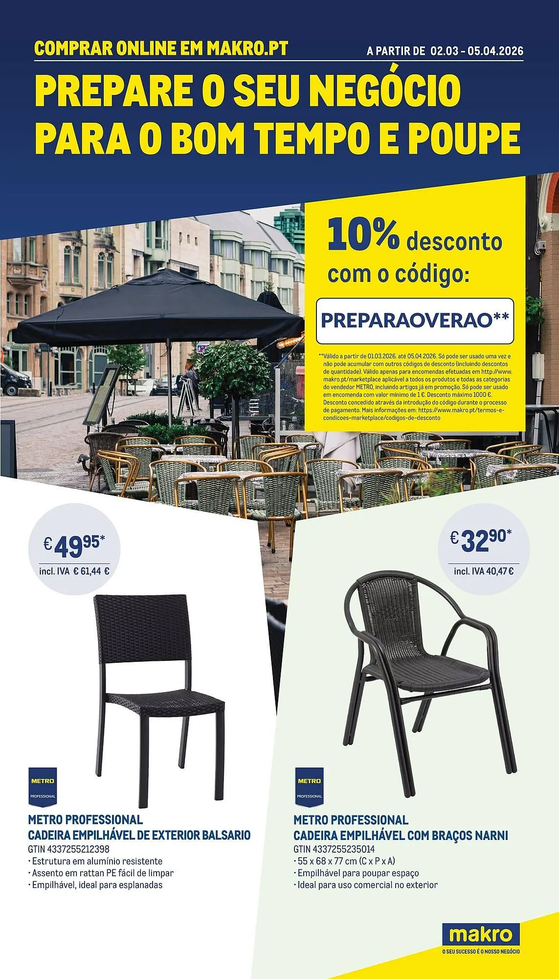 Folheto Catálogo Makro de 2 de março até 5 de abril 2026 - Pagina 1