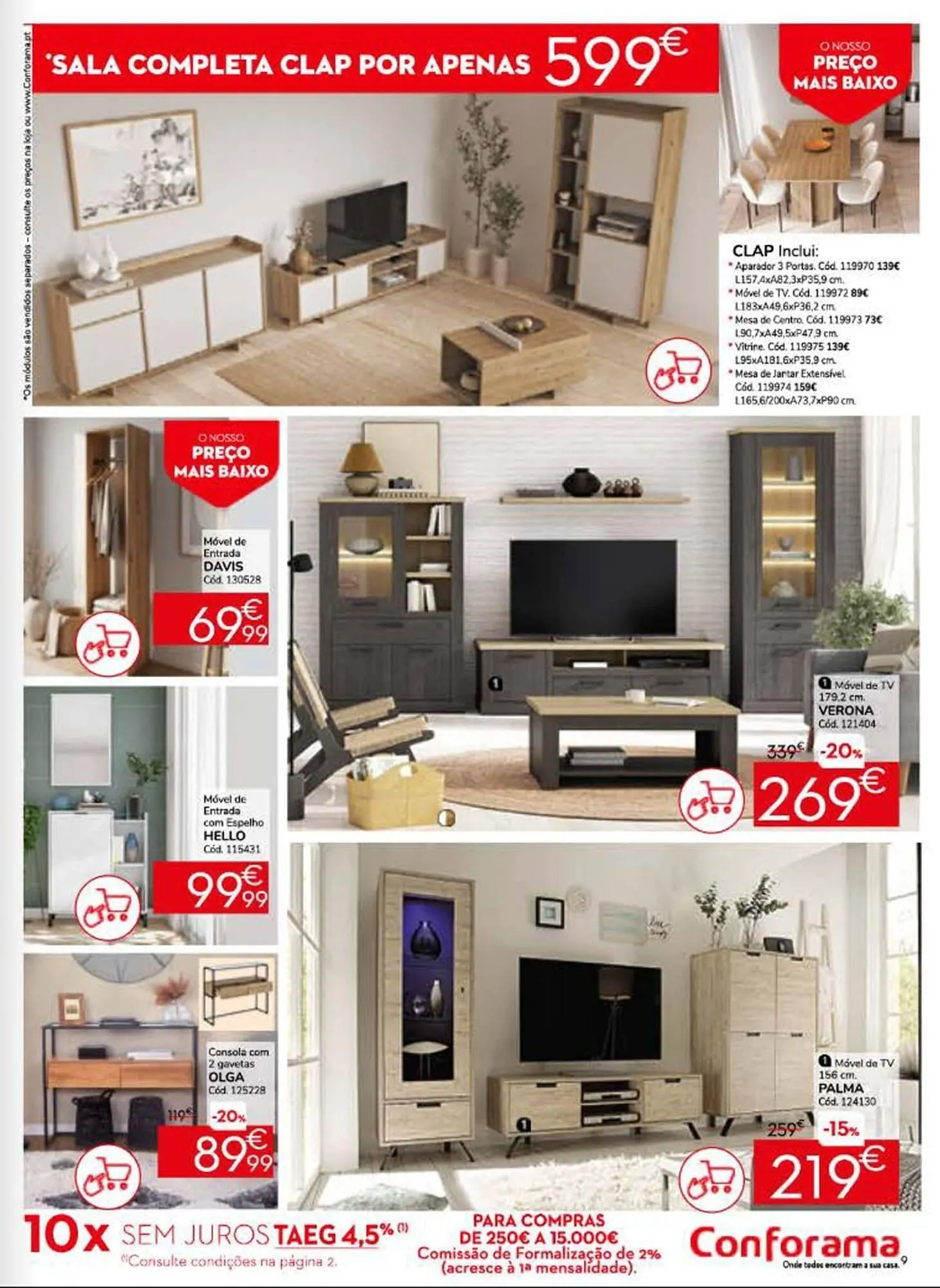 Folheto Folheto Conforama de 2 de março até 25 de março 2026 - Pagina 9