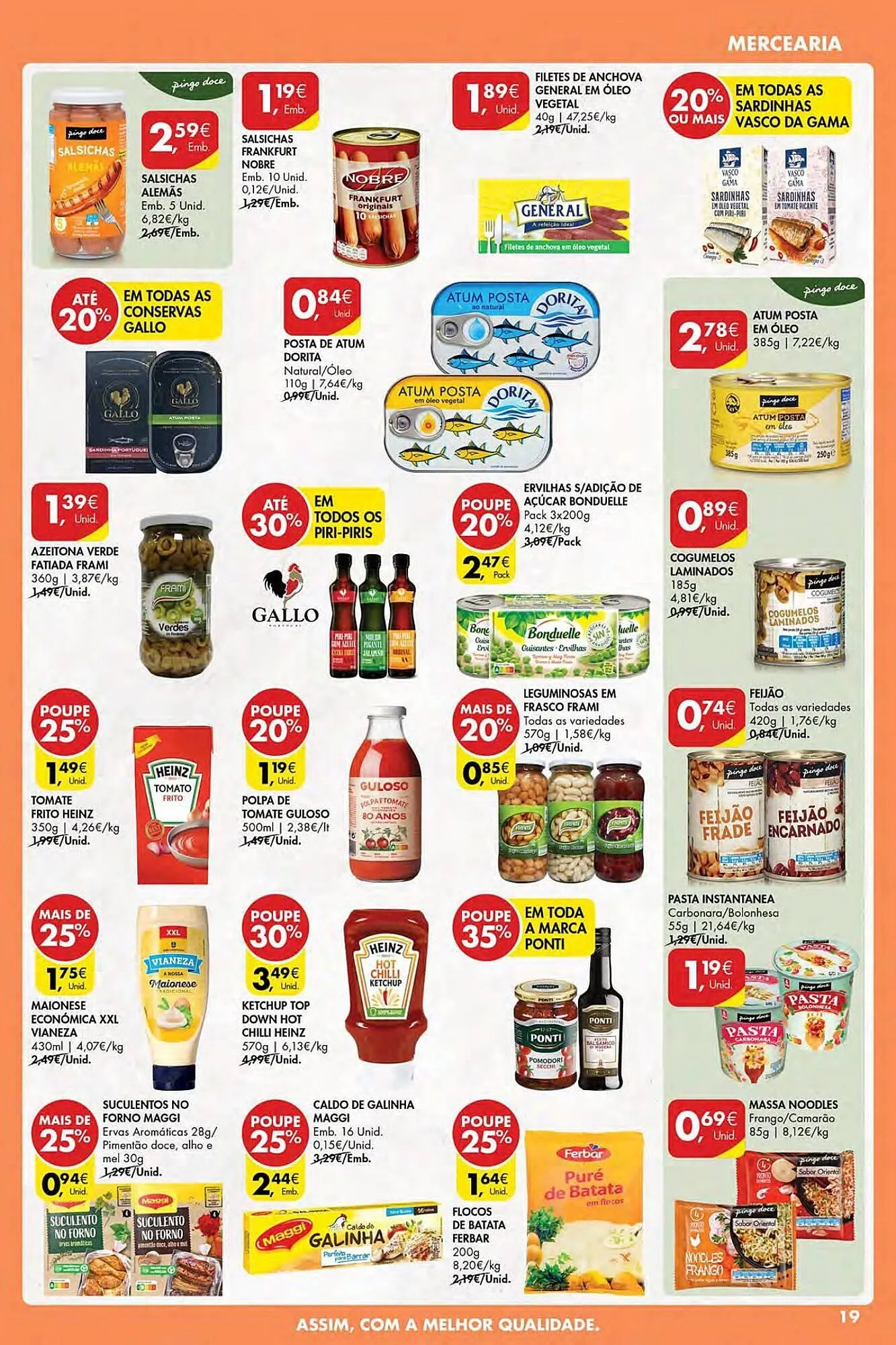 Folheto Folheto Pingo Doce de 12 de março até 18 de março 2026 - Pagina 19