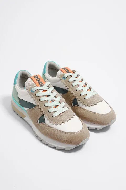 Sapatilha técnica taupe