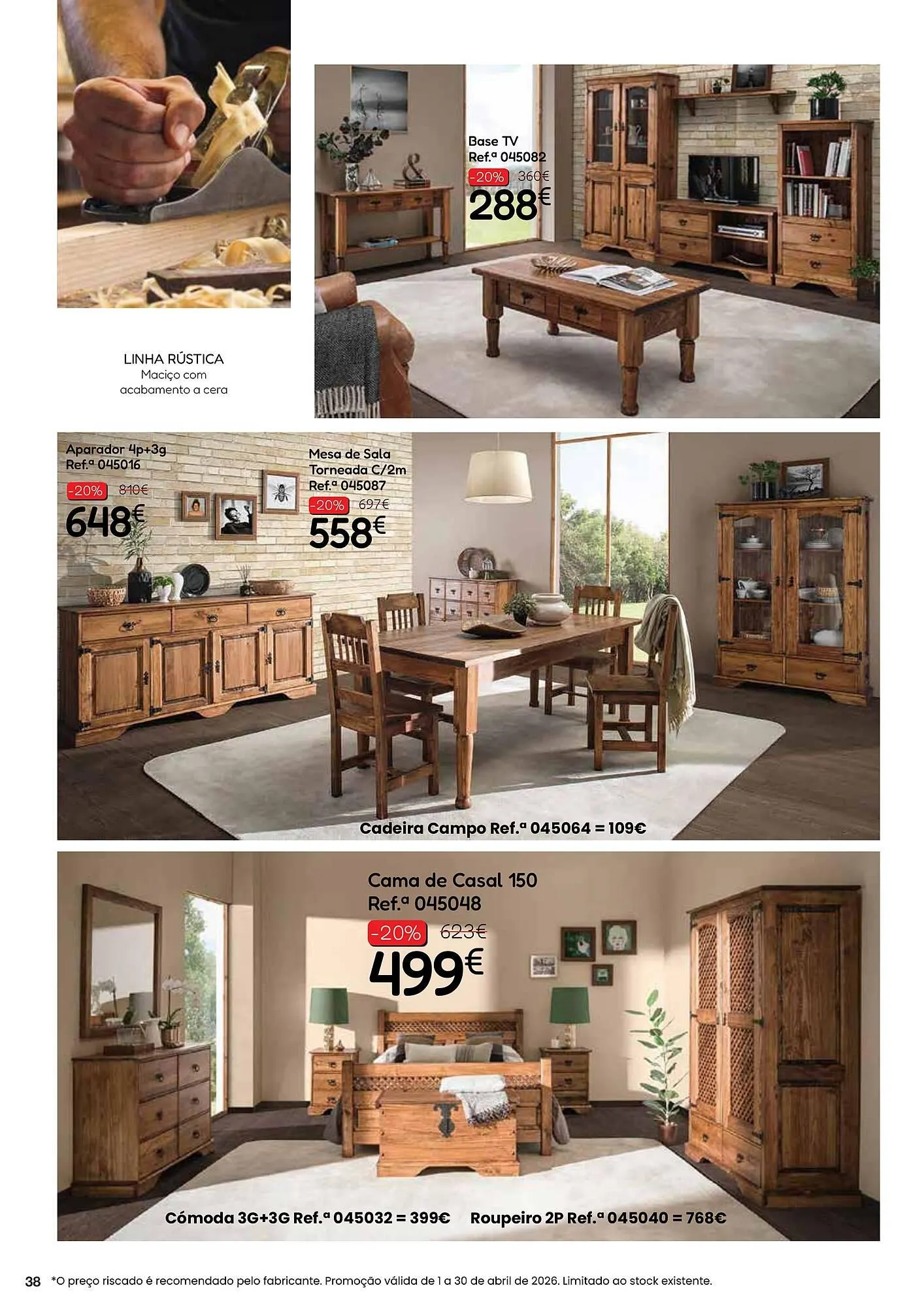 Folheto Folheto Hiper Centro do Móvel de 13 de abril até 30 de abril 2026 - Pagina 38