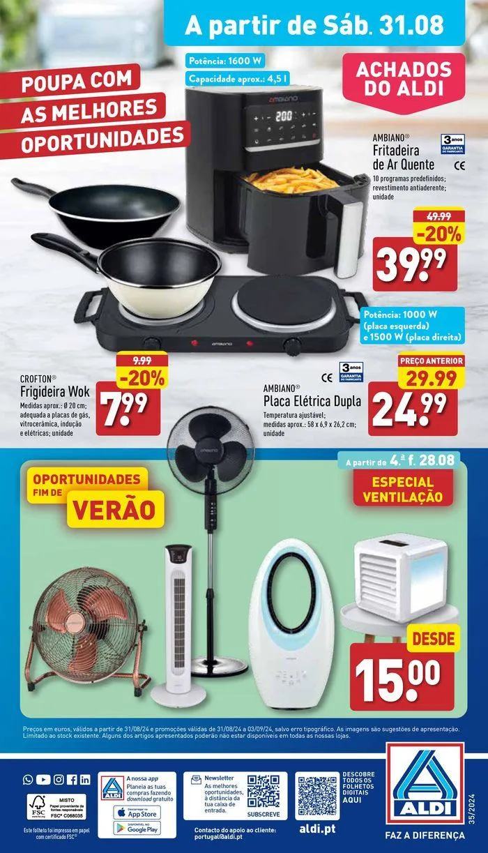 Folheto Frescos a preços imbatíveis de 28 de agosto até 9 de setembro 2024 - Pagina 30