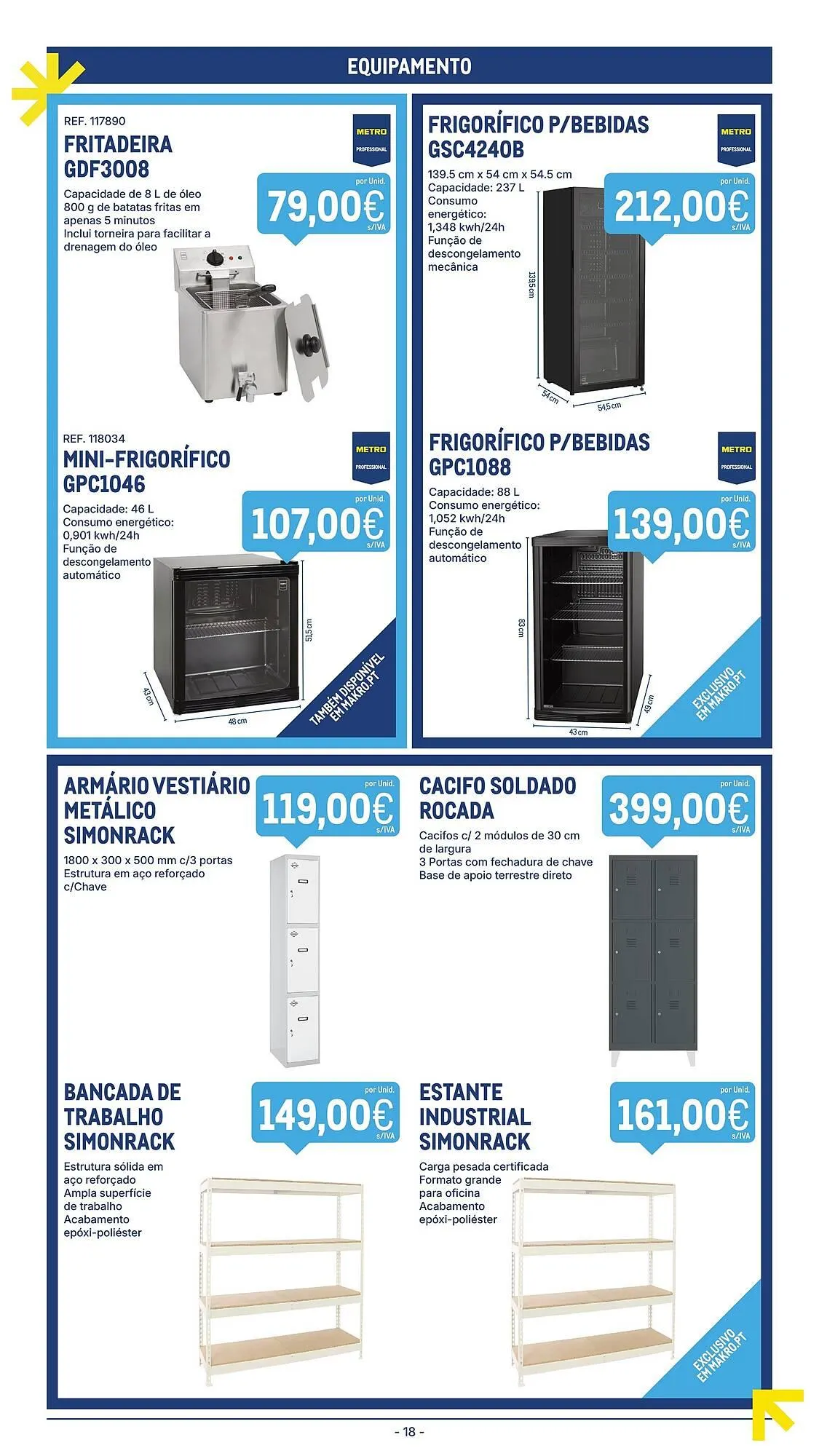 Folheto Catálogo Makro de 17 de março até 23 de março 2026 - Pagina 18