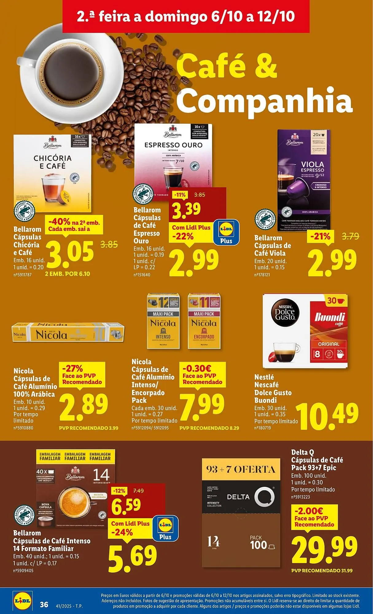 Folheto Folheto Lidl de 6 de outubro até 12 de outubro 2025 - Pagina 36
