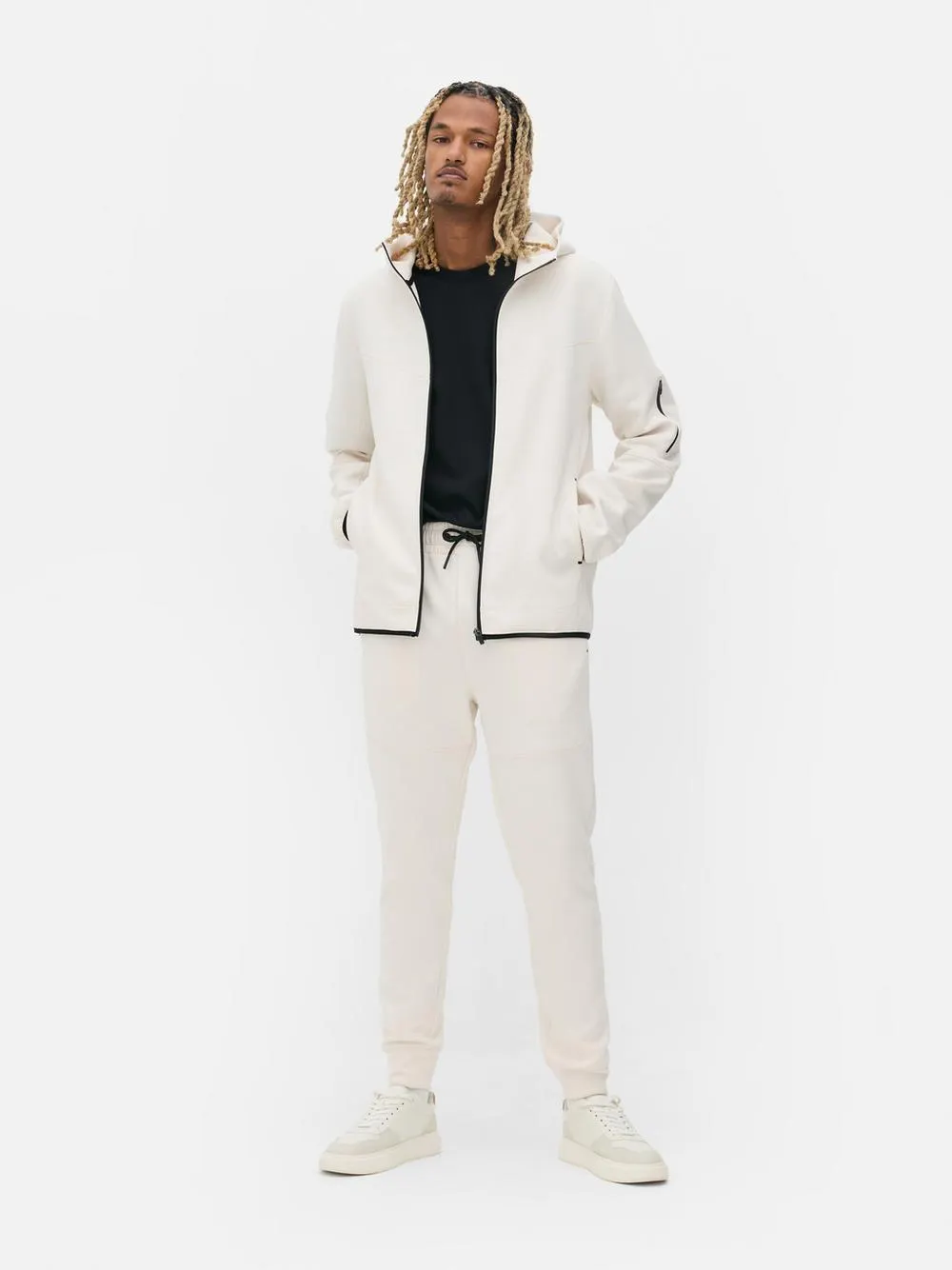 Calças fato treino cordão