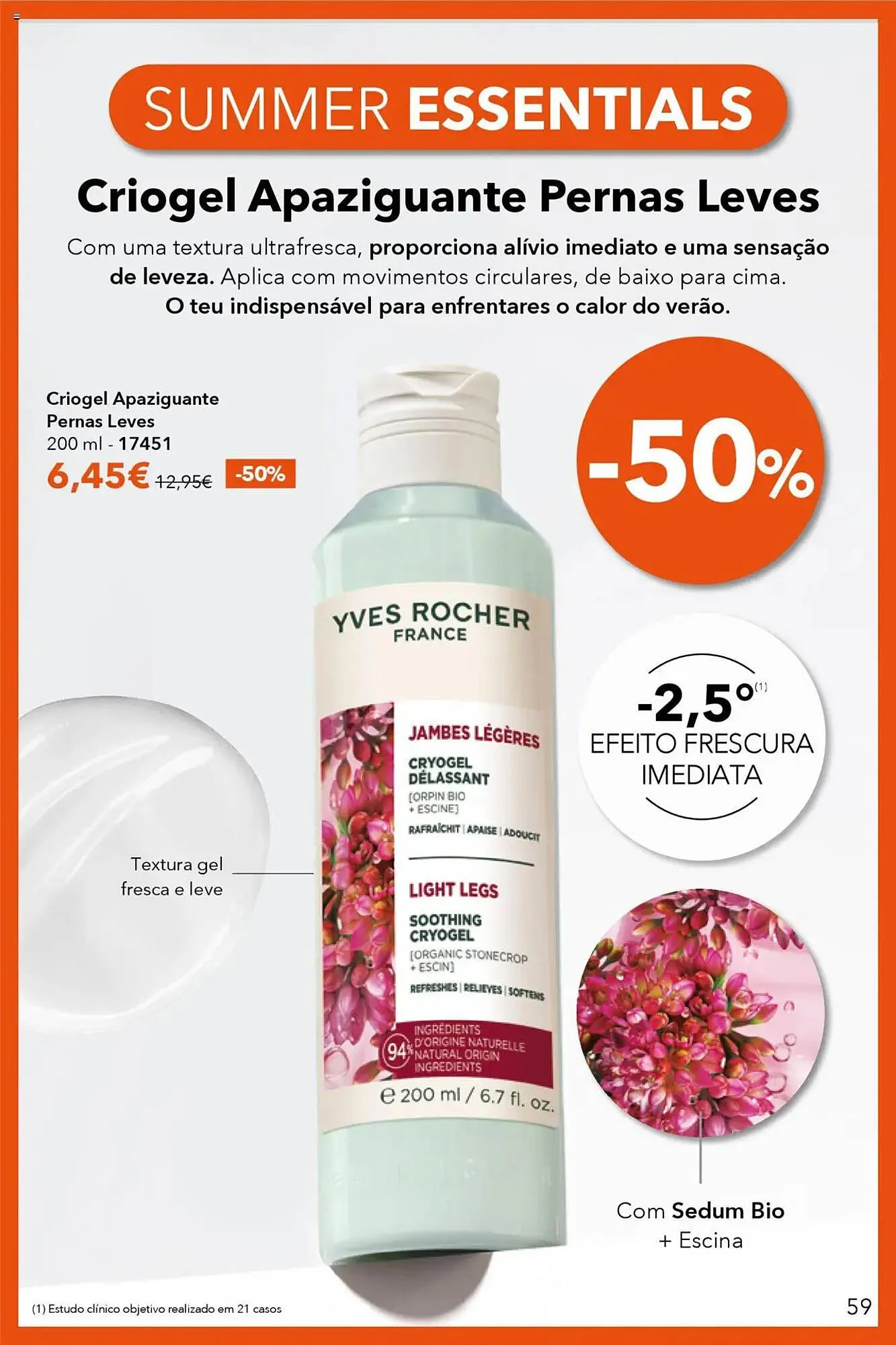 Folheto Folheto Yves Rocher de 3 de julho até 31 de julho 2025 - Pagina 59