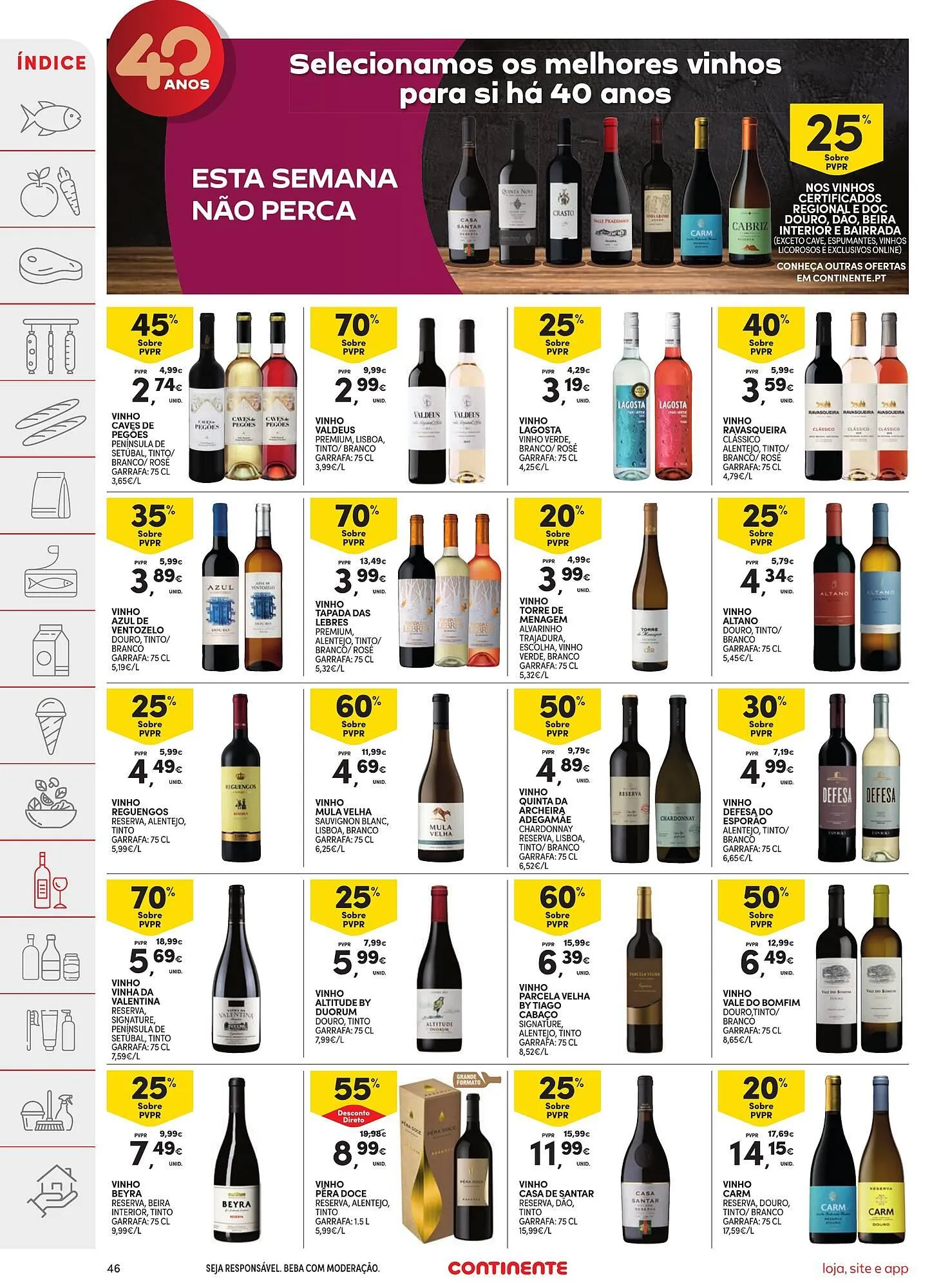 Folheto Folheto Continente de 18 de março até 24 de março 2025 - Pagina 46