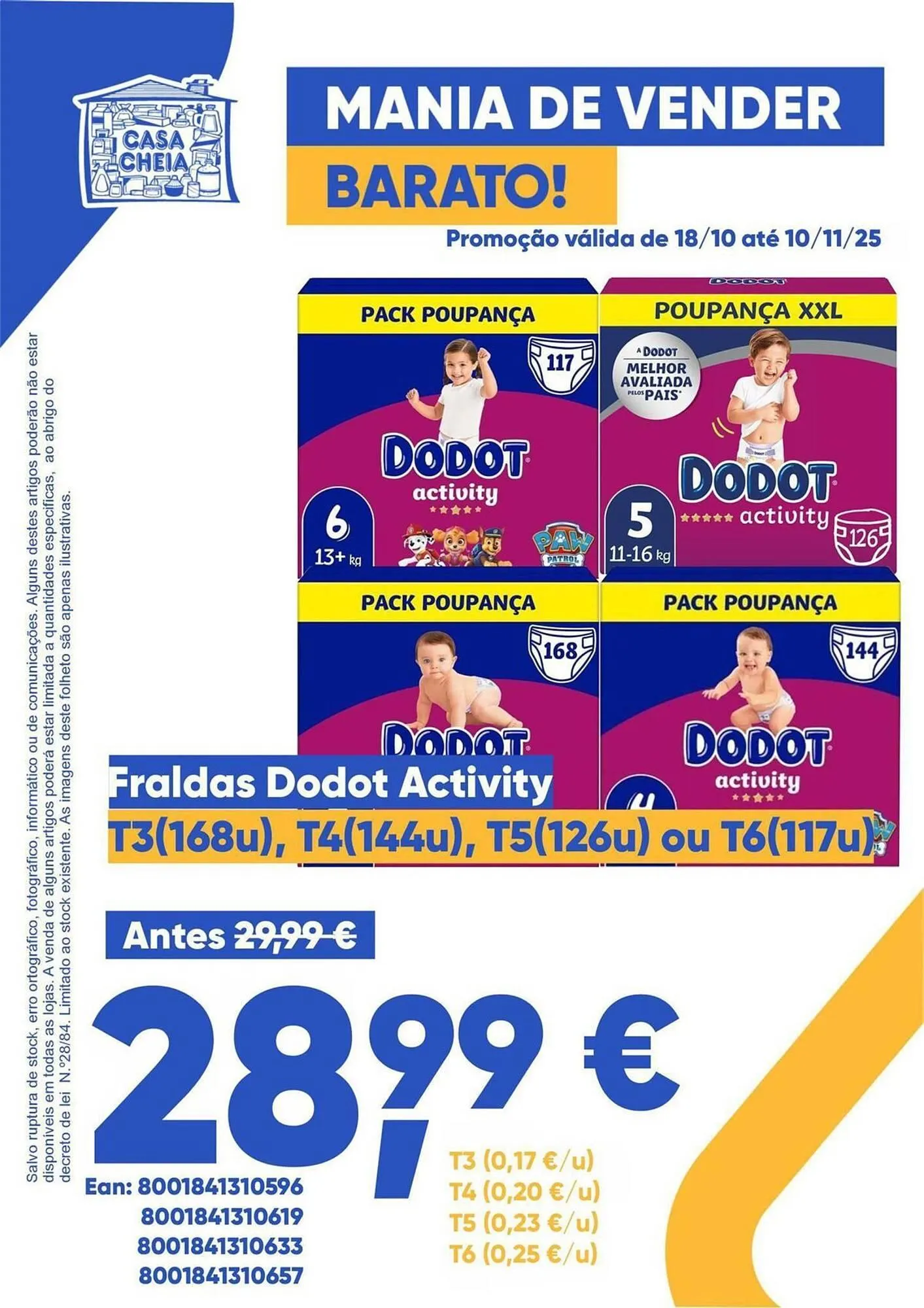 Folheto Folheto Casa Cheia de 20 de outubro até 10 de novembro 2025 - Pagina 1