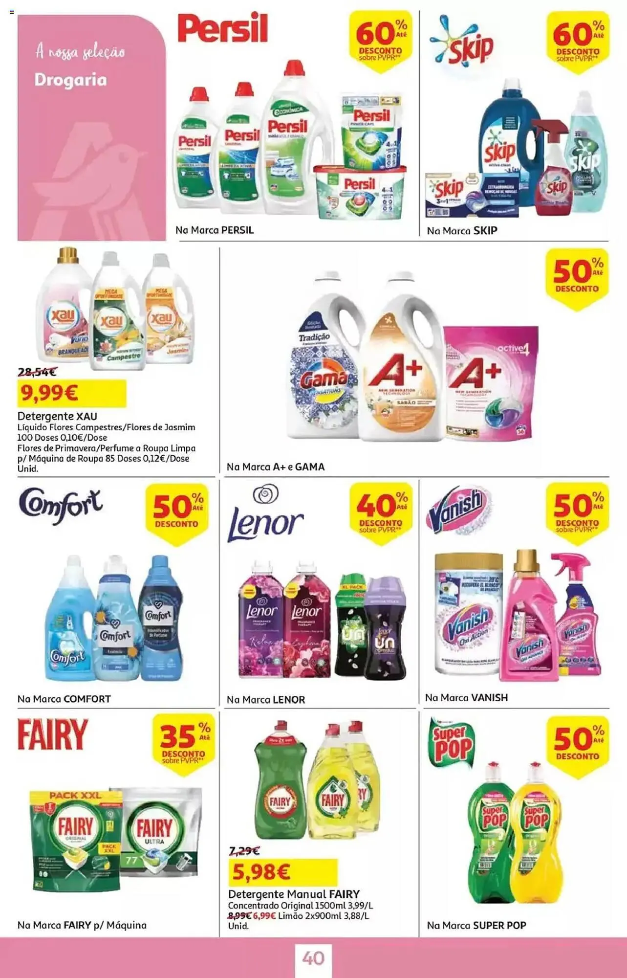 Folheto Folheto Auchan de 11 de abril até 20 de abril 2025 - Pagina 40