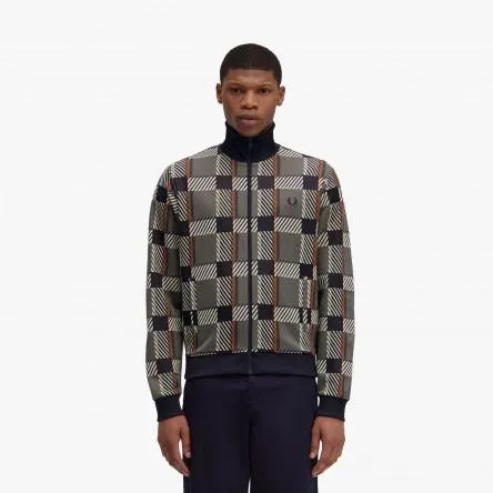 Fred Perry Glitch Tartan
