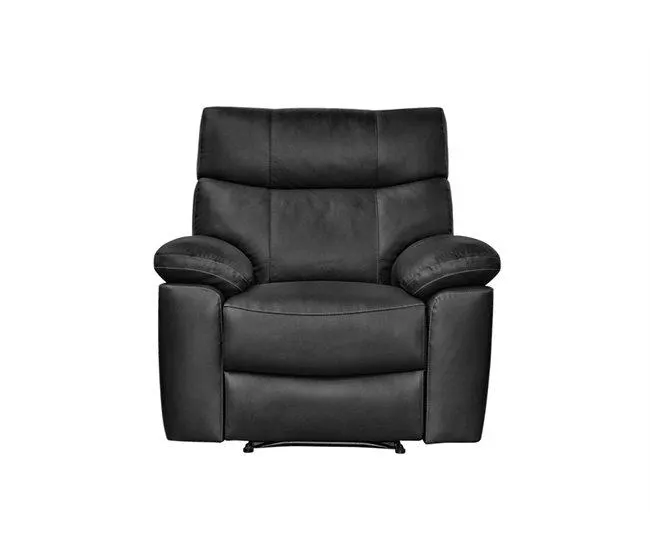 Cadeirão relax SHARONA em pele preta