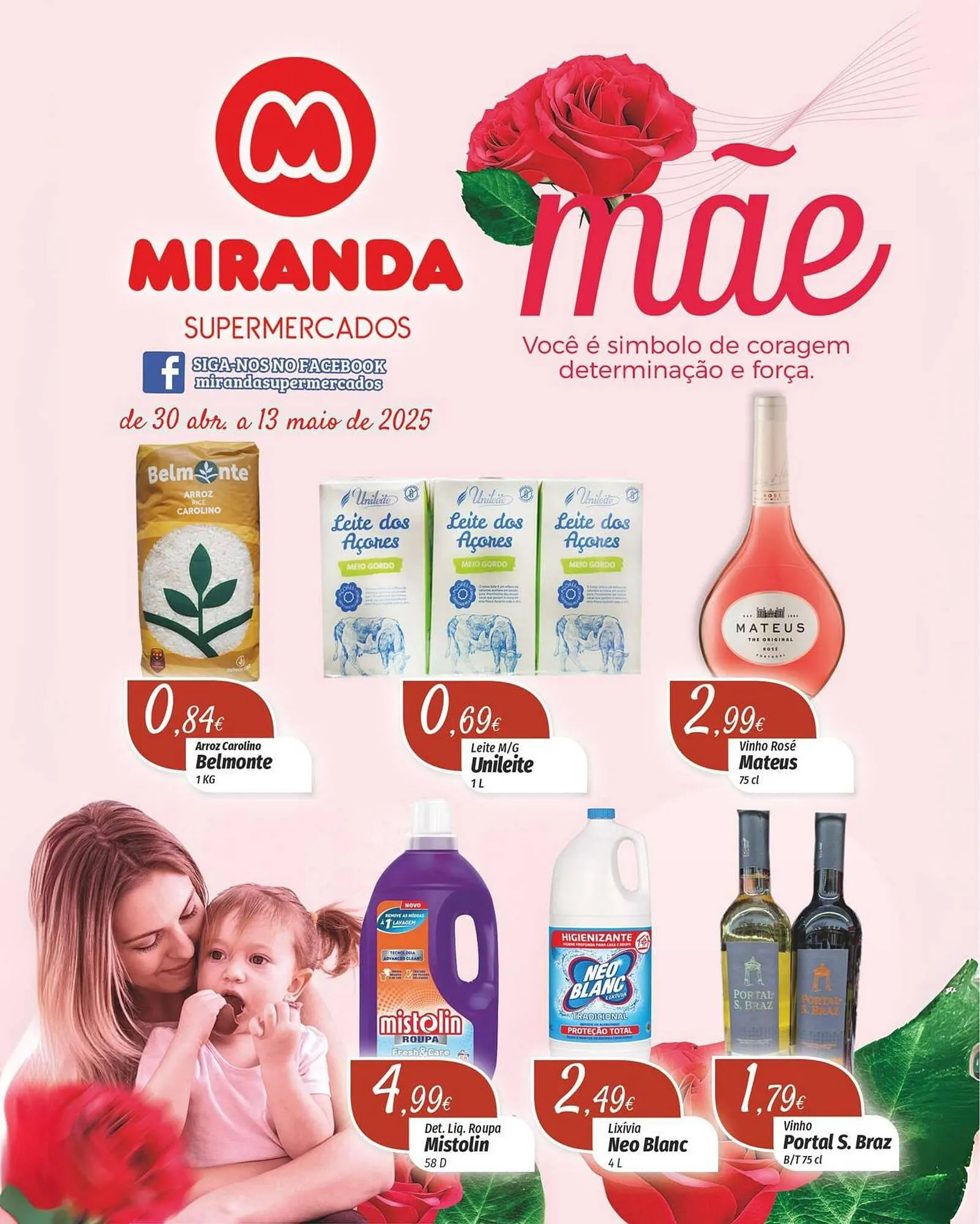 Folheto Folheto Miranda Supermercados de 30 de abril até 13 de maio 2025 - Pagina 1